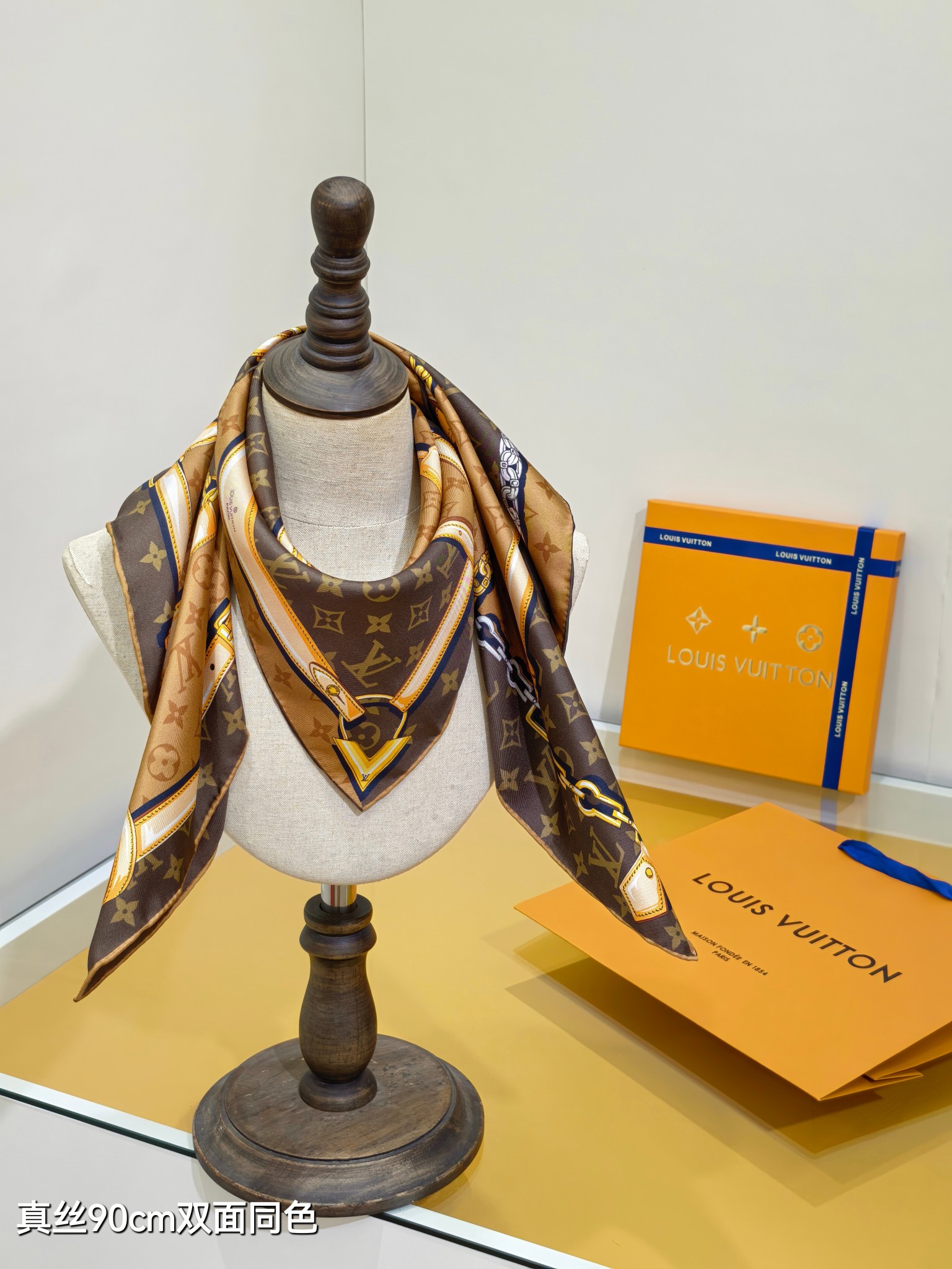 Cheap Louis Vuitton Lightweight Scarf in 218397, $55 USD- [IB218397] - Replica Louis Vuitton Lightweight Scarf