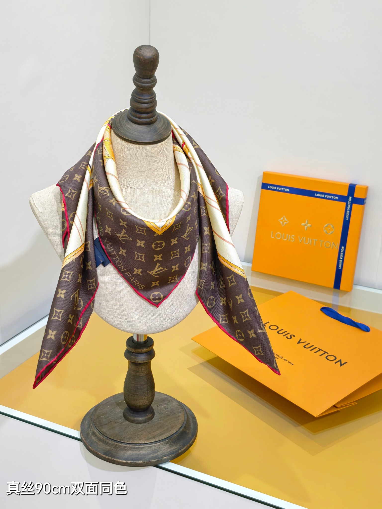 Cheap Louis Vuitton Lightweight Scarf in 218398, $55 USD- [IB218398] - Replica Louis Vuitton Lightweight Scarf