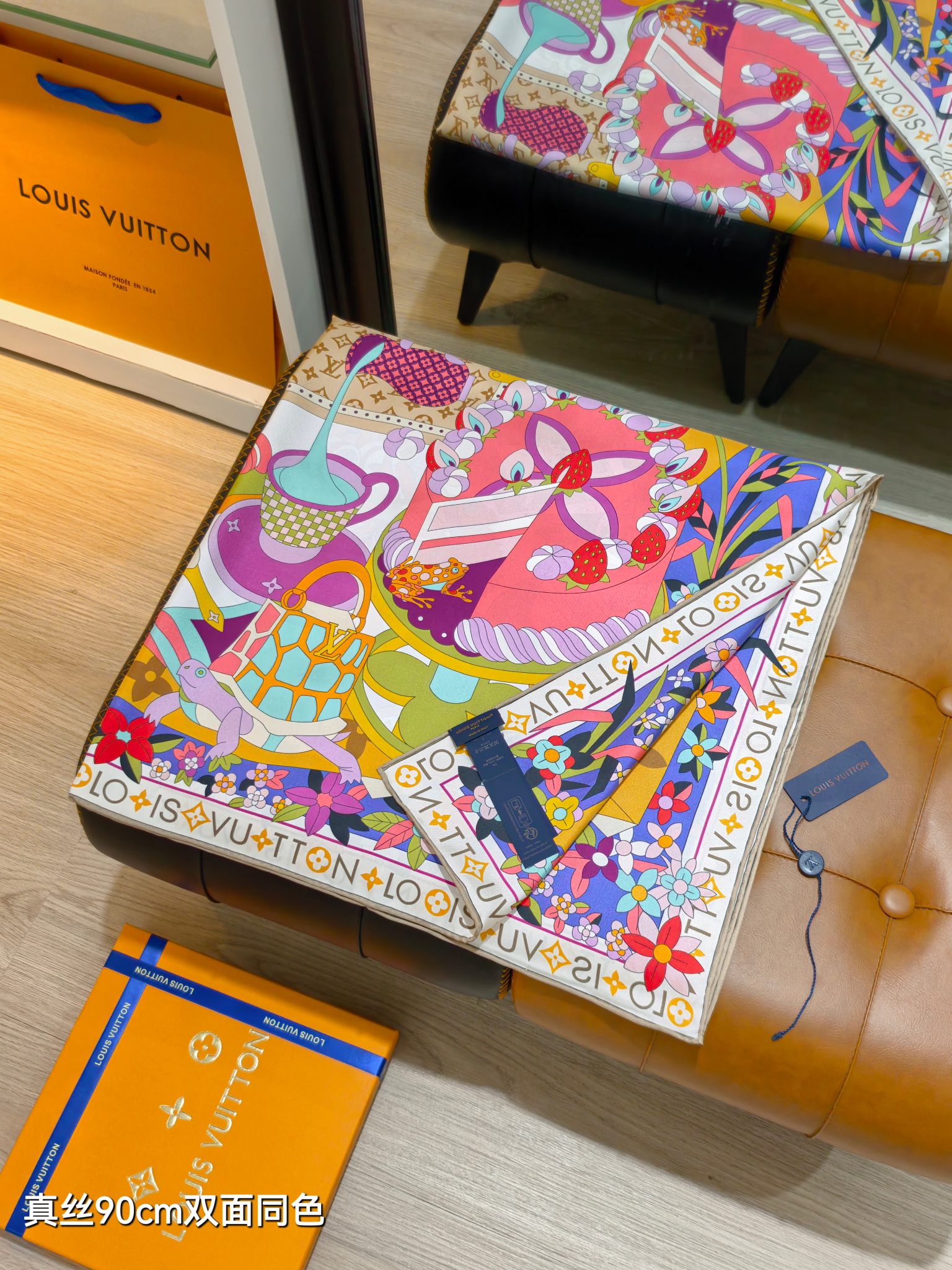 Cheap Louis Vuitton Lightweight Scarf in 218399, $55 USD- [IB218399] - Replica Louis Vuitton Lightweight Scarf