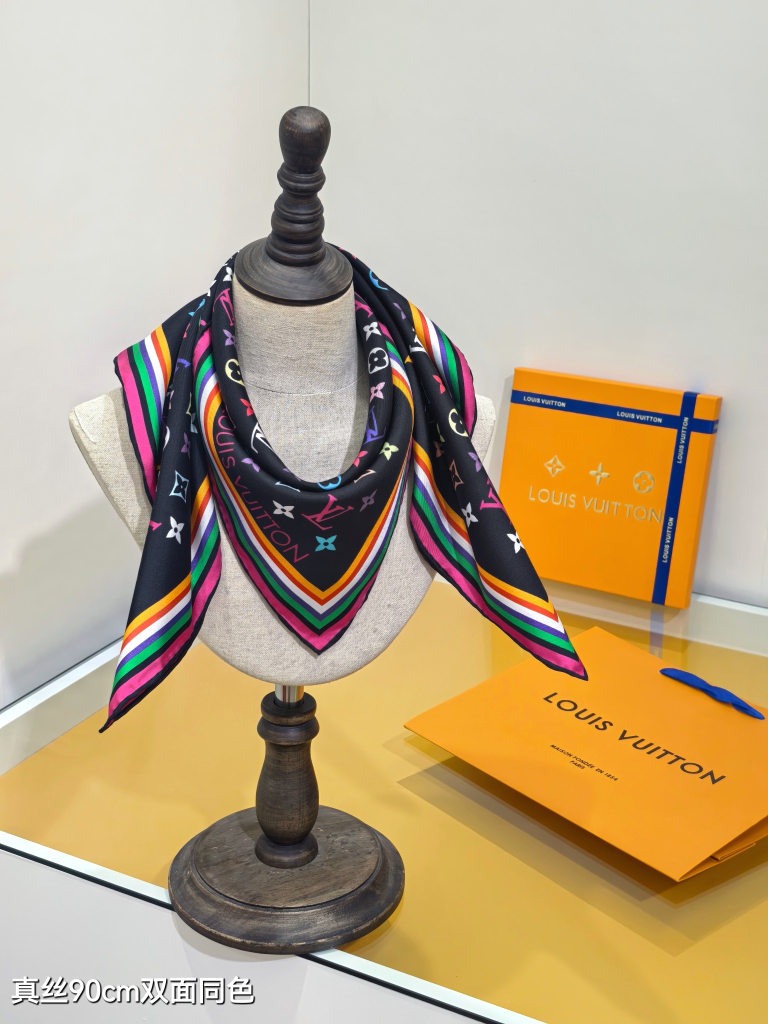 Cheap Louis Vuitton Lightweight Scarf in 218404, $50 USD- [IB218404] - Replica Louis Vuitton Lightweight Scarf