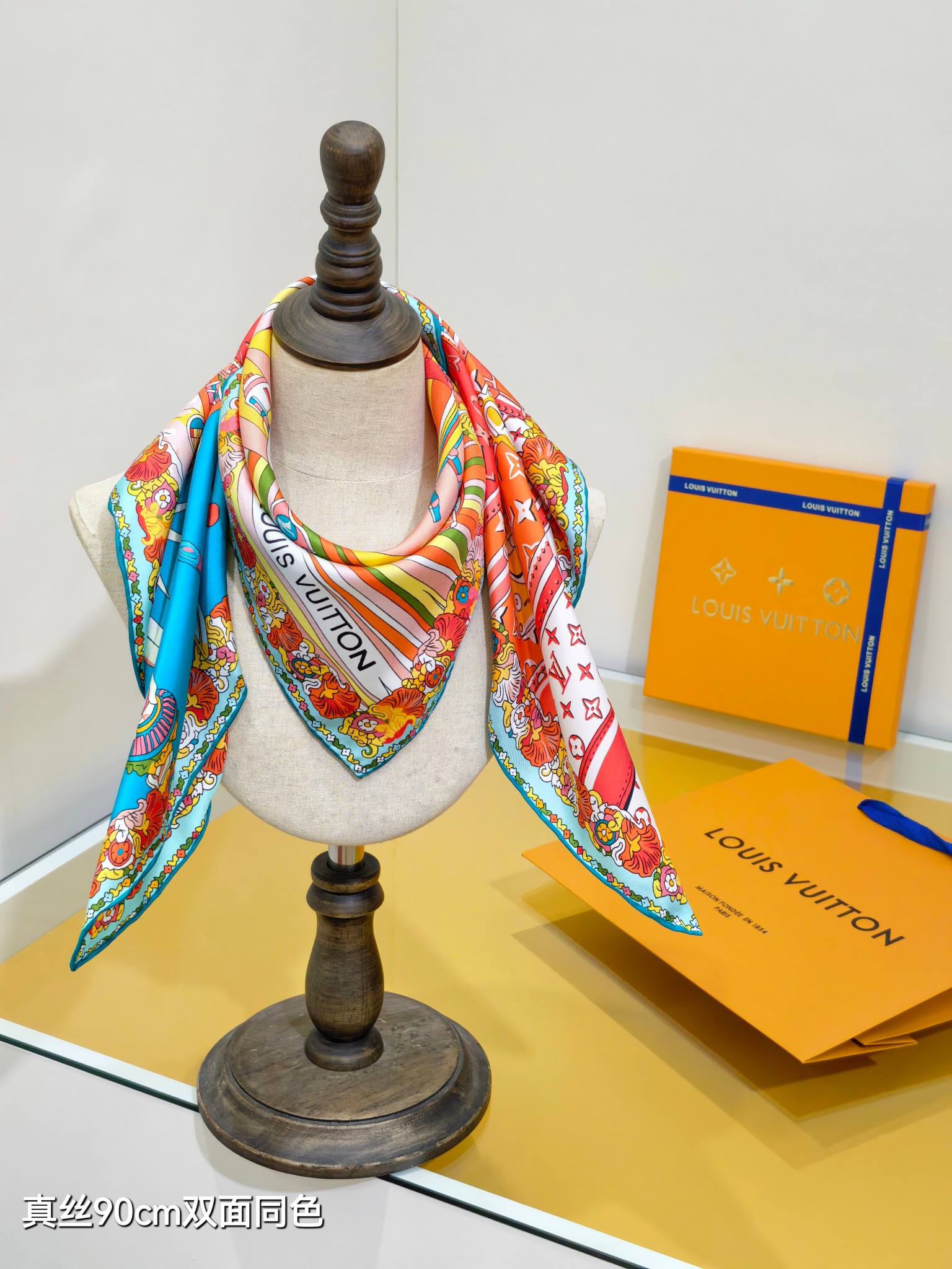 Cheap Louis Vuitton Lightweight Scarf in 218406, $50 USD- [IB218406] - Replica Louis Vuitton Lightweight Scarf