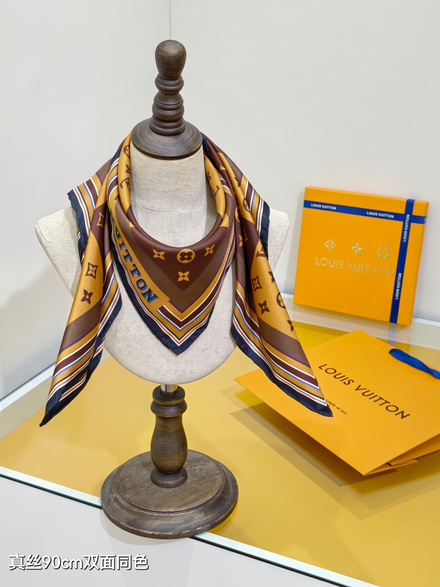 Cheap Louis Vuitton Lightweight Scarf in 218407, $50 USD- [IB218407] - Replica Louis Vuitton Lightweight Scarf