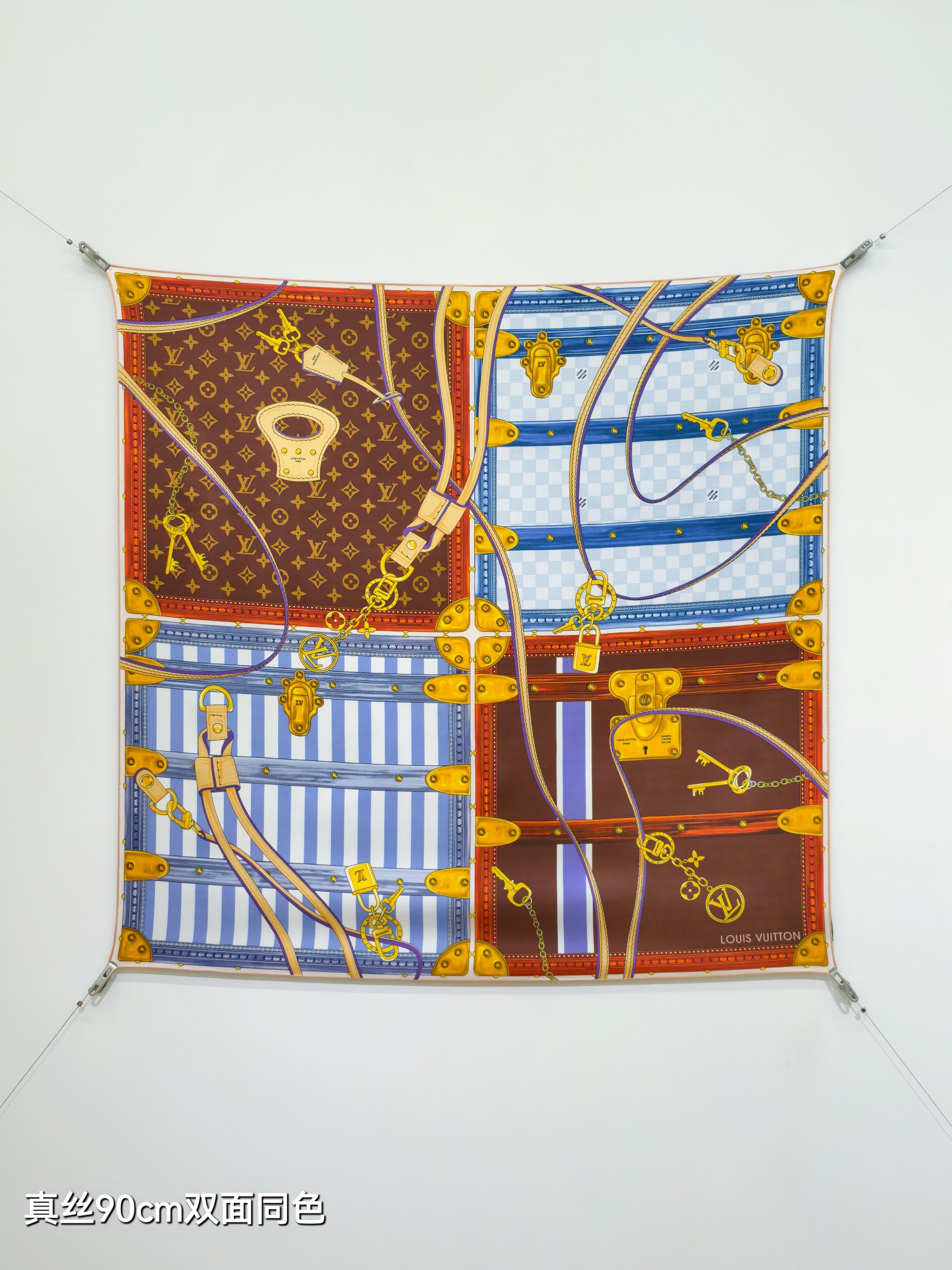 Cheap Louis Vuitton Lightweight Scarf in 218409, $55 USD- [IB218409] - Replica Louis Vuitton Lightweight Scarf