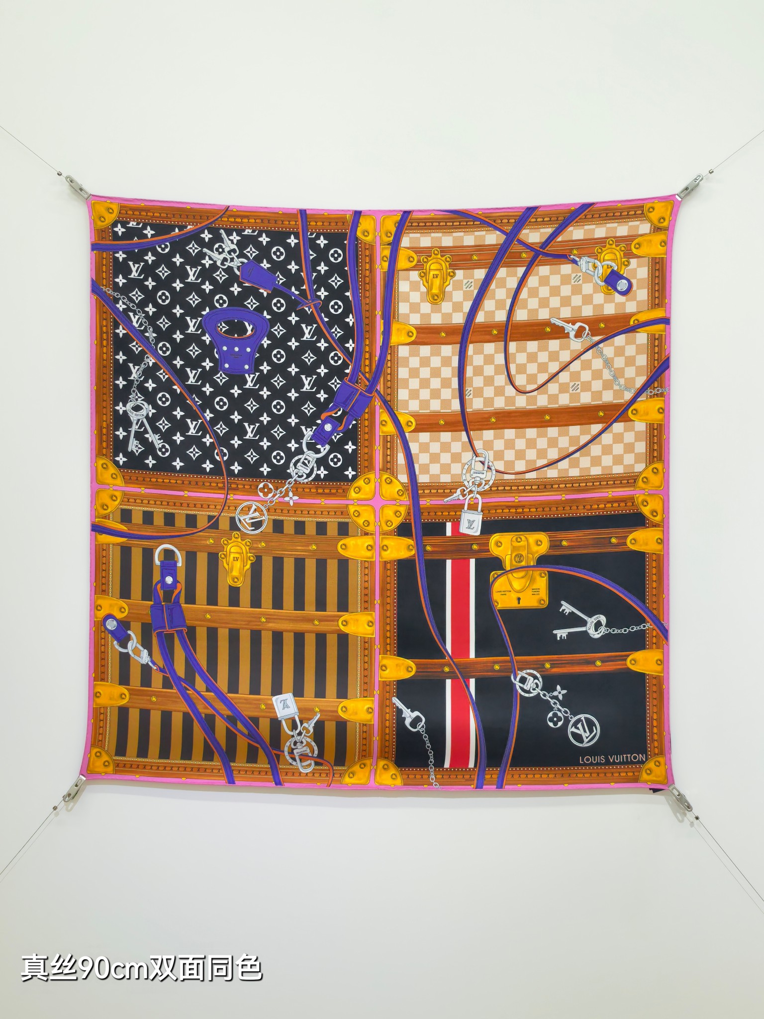 Cheap Louis Vuitton Lightweight Scarf in 218410, $55 USD- [IB218410] - Replica Louis Vuitton Lightweight Scarf