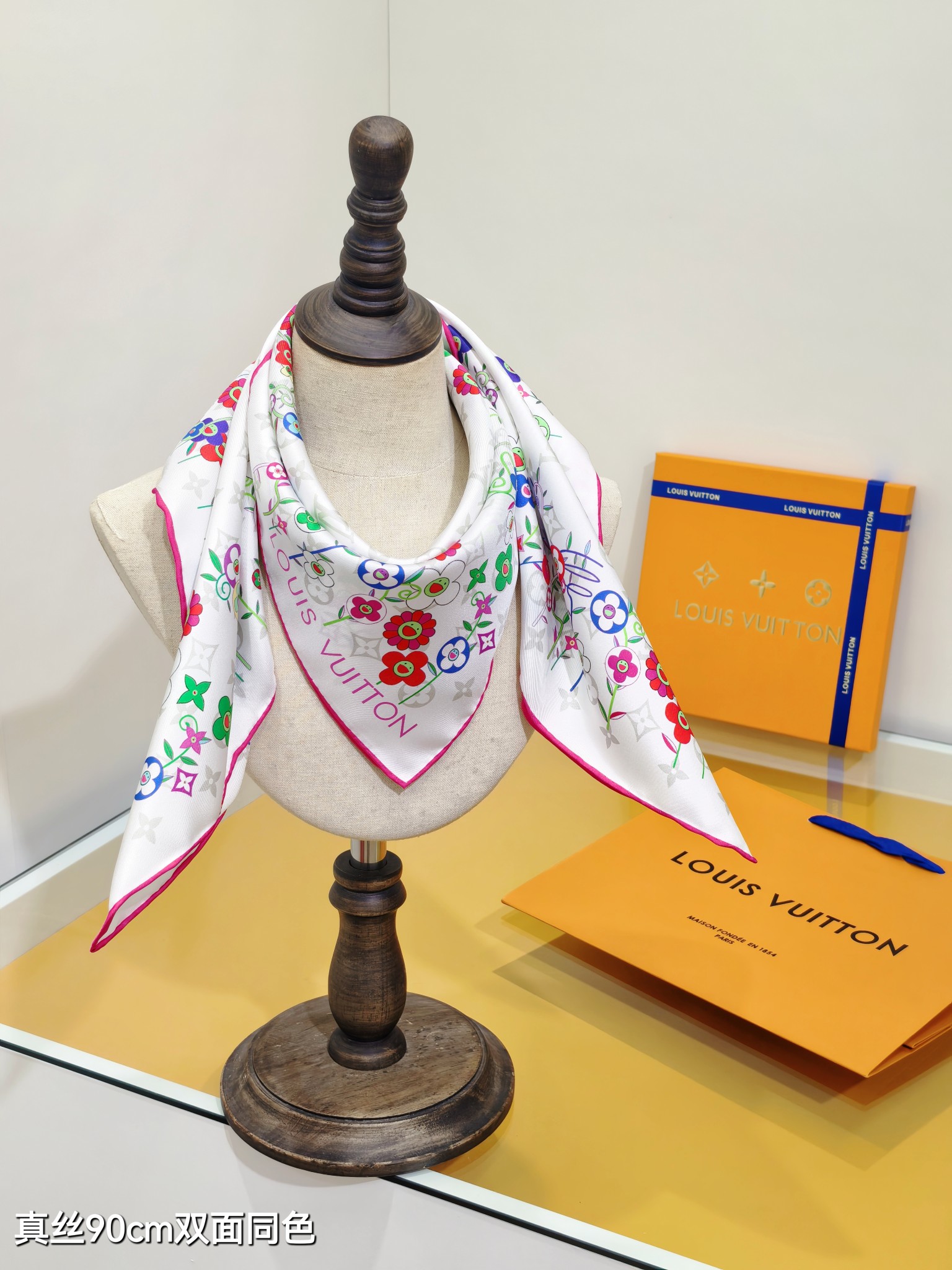 Cheap Louis Vuitton Lightweight Scarf in 218418, $50 USD- [IB218418] - Replica Louis Vuitton Lightweight Scarf
