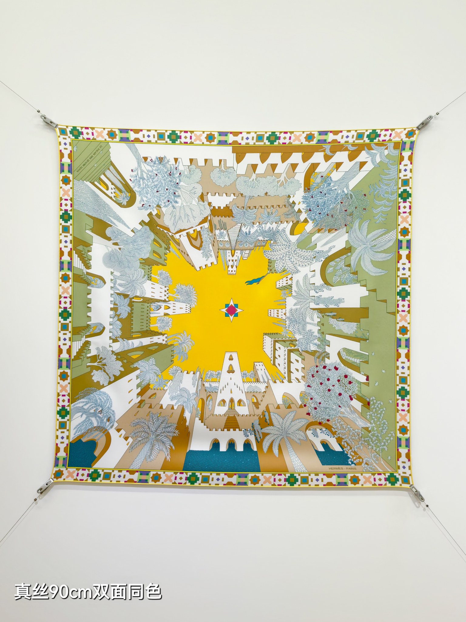 Cheap Hermes Cashmere scarf in 218428, $55 USD- [IB218428] - Replica Hermes Cashmere scarf
