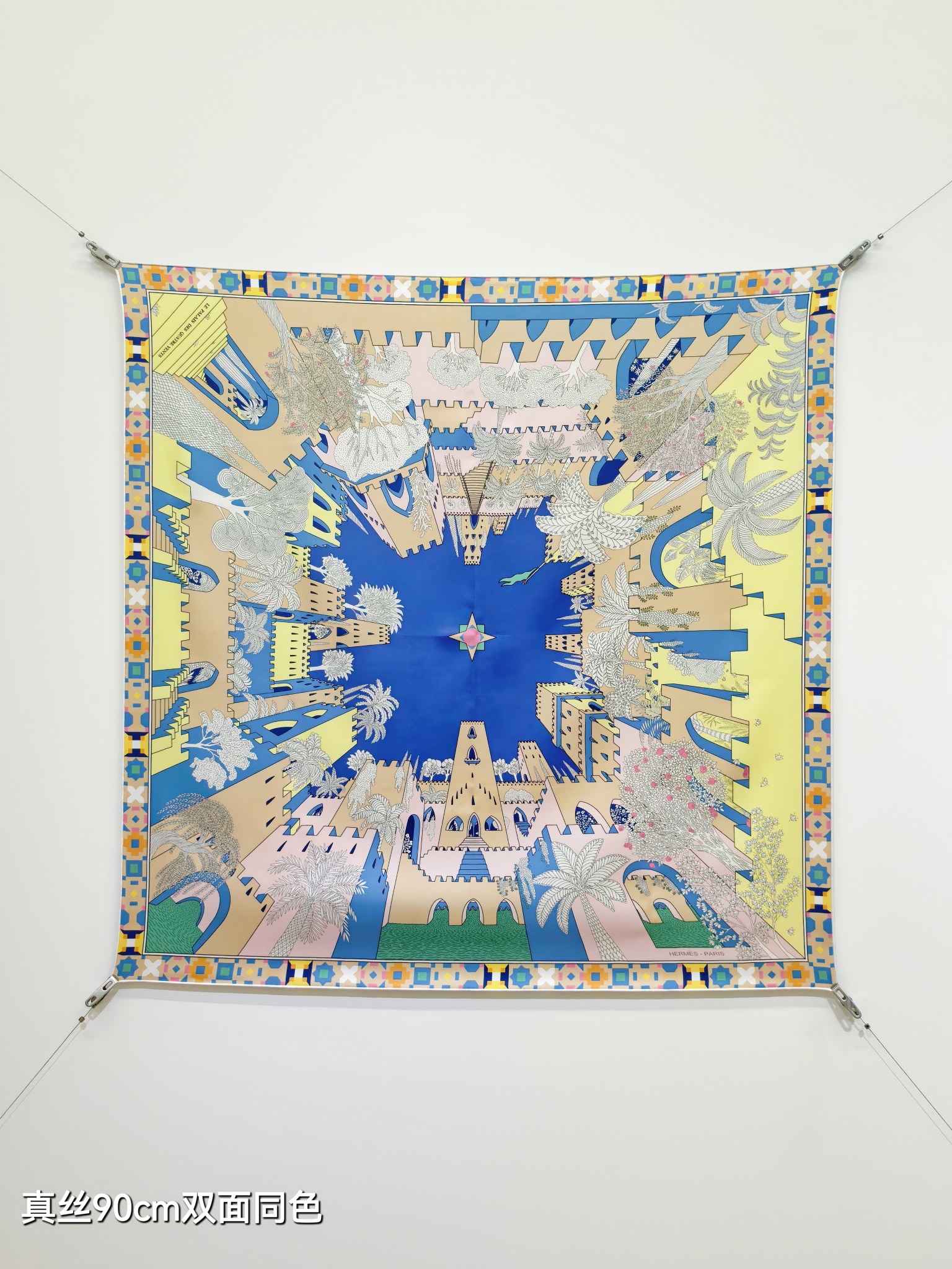 Cheap Hermes Cashmere scarf in 218432, $55 USD- [IB218432] - Replica Hermes Cashmere scarf