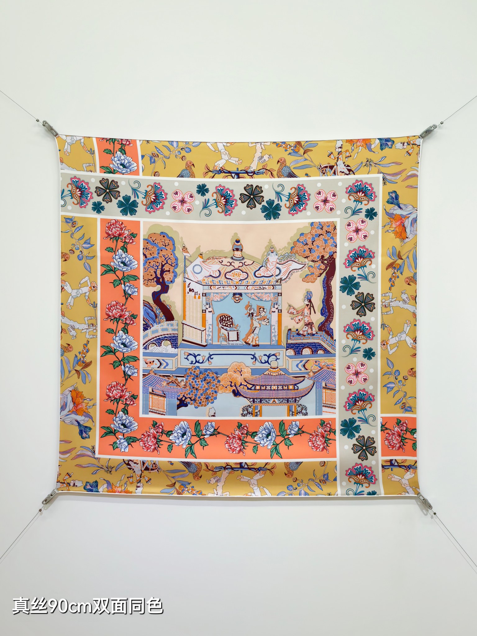 Cheap Hermes Cashmere scarf in 218433, $55 USD- [IB218433] - Replica Hermes Cashmere scarf