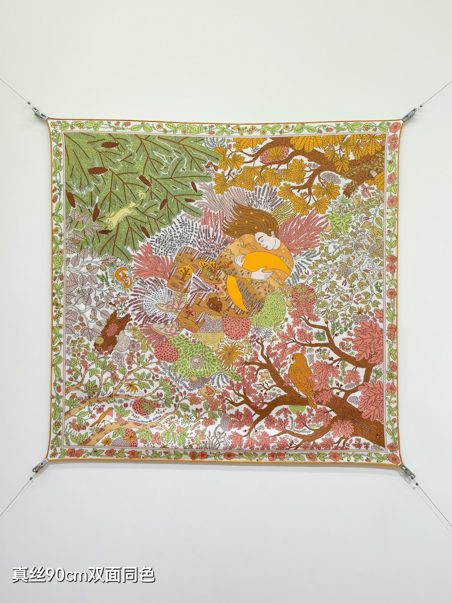 Cheap Hermes Cashmere scarf in 218436, $55 USD- [IB218436] - Replica Hermes Cashmere scarf