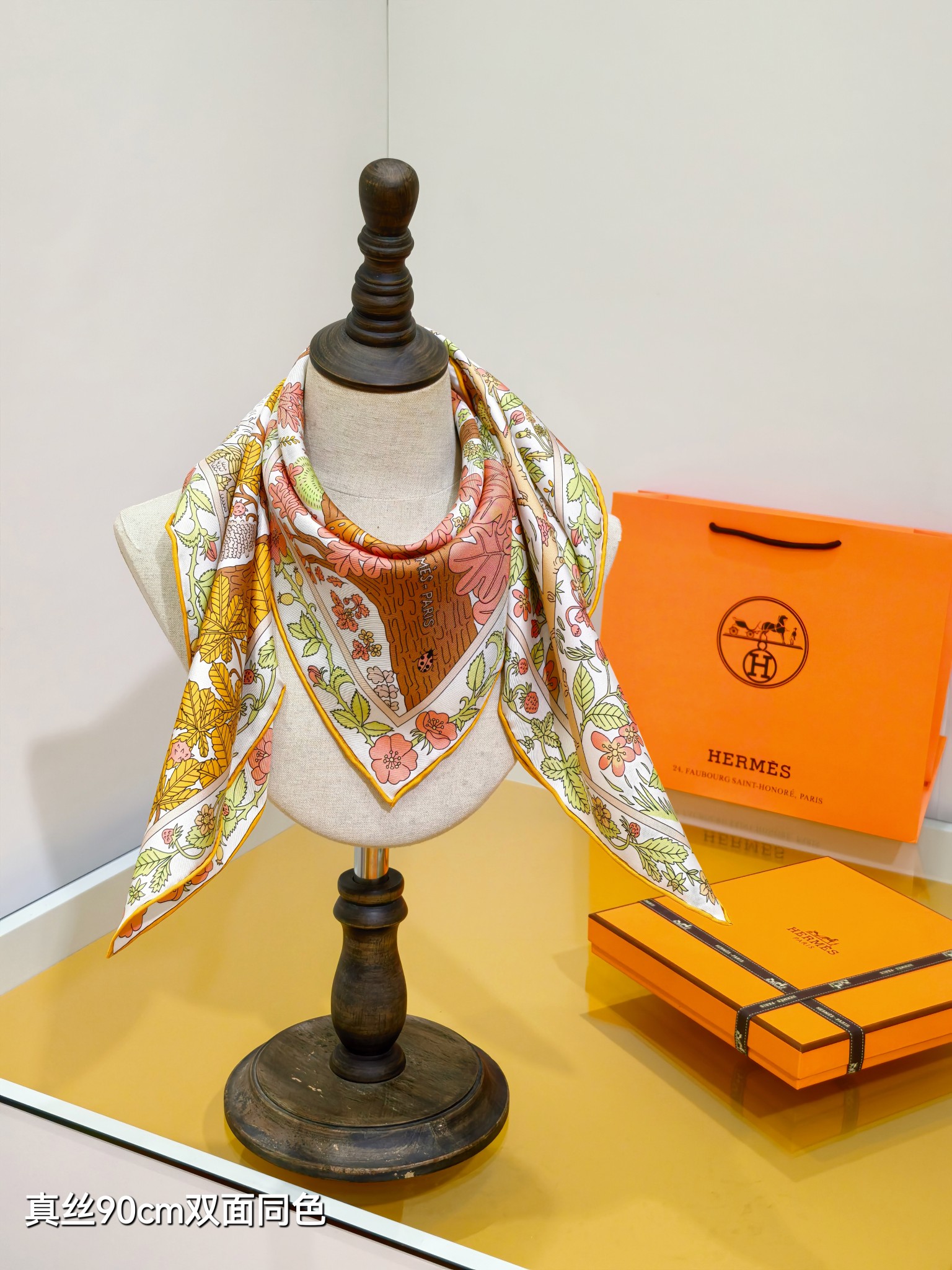 Cheap Hermes Cashmere scarf in 218436, $55 USD- [IB218436] - Replica Hermes Cashmere scarf