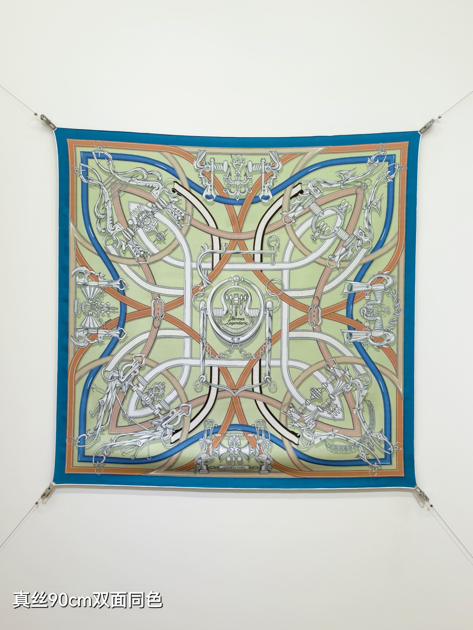 Cheap Hermes Cashmere scarf in 218442, $50 USD- [IB218442] - Replica Hermes Cashmere scarf