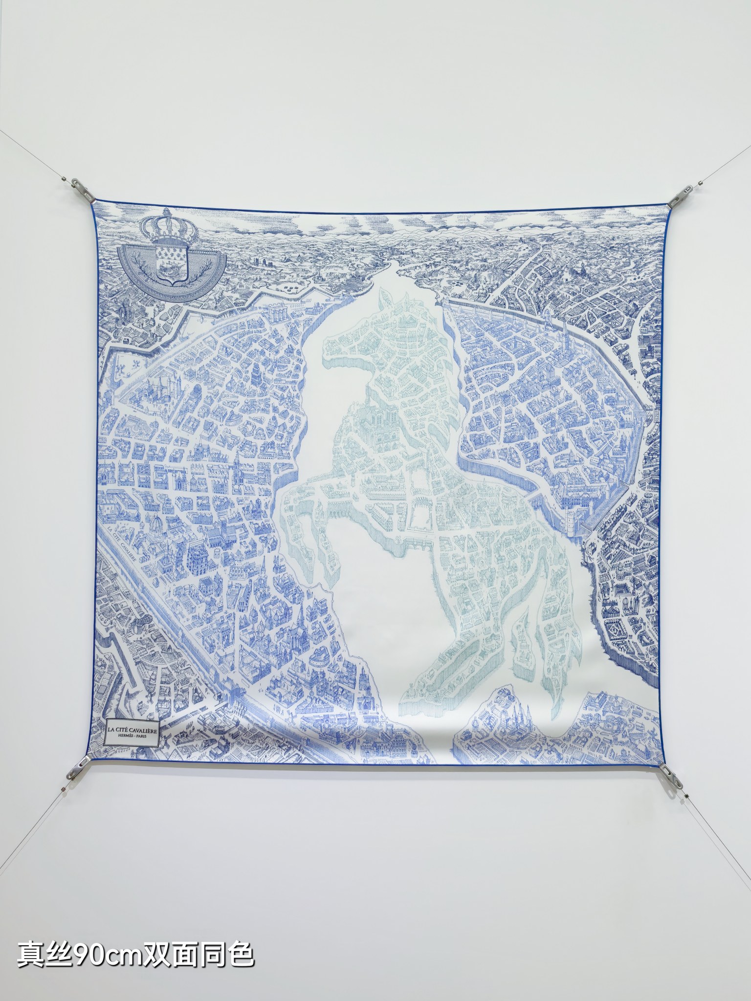 Cheap Hermes Cashmere scarf in 218448, $50 USD- [IB218448] - Replica Hermes Cashmere scarf