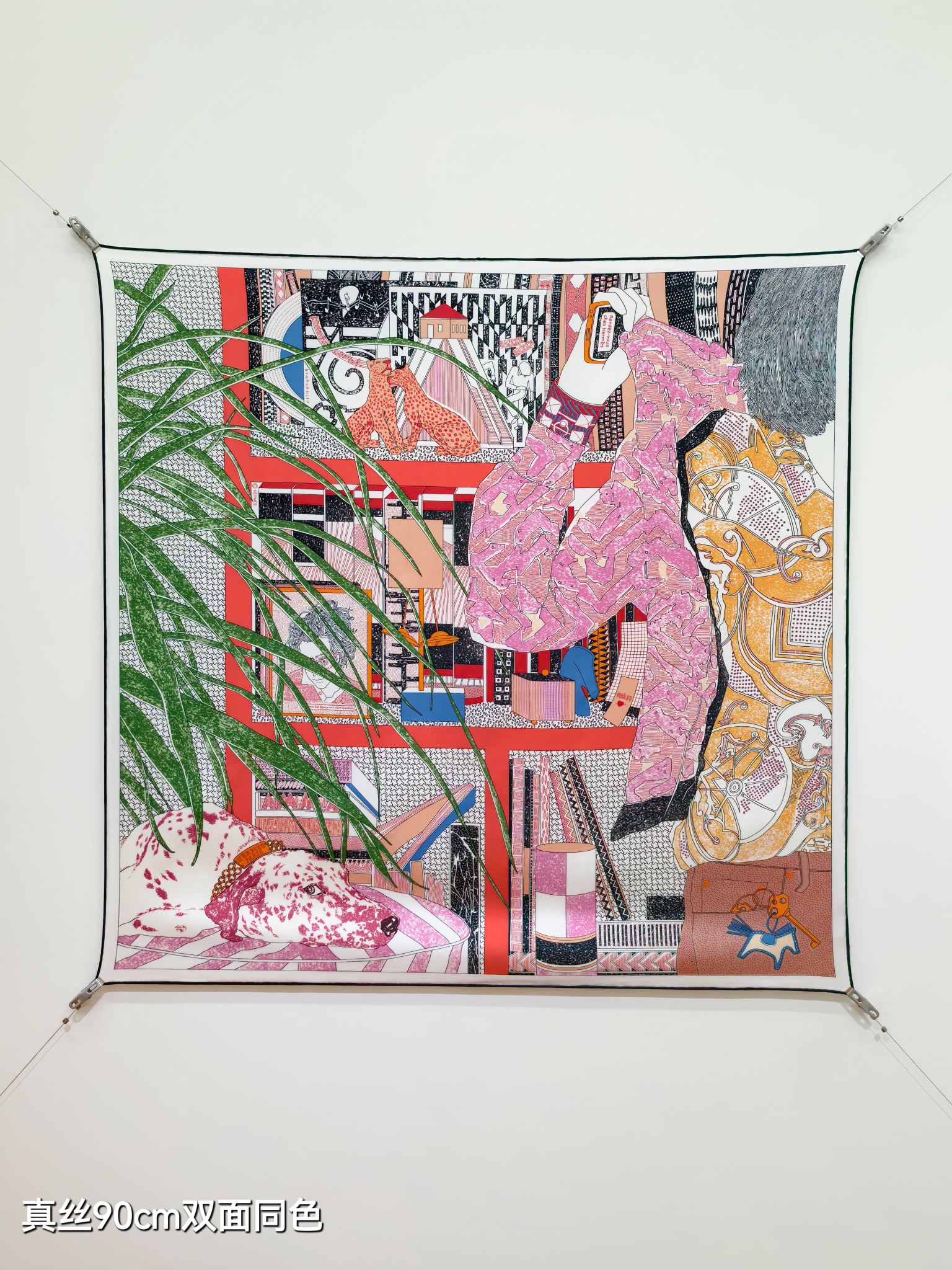 Cheap Hermes Cashmere scarf in 218453, $50 USD- [IB218453] - Replica Hermes Cashmere scarf