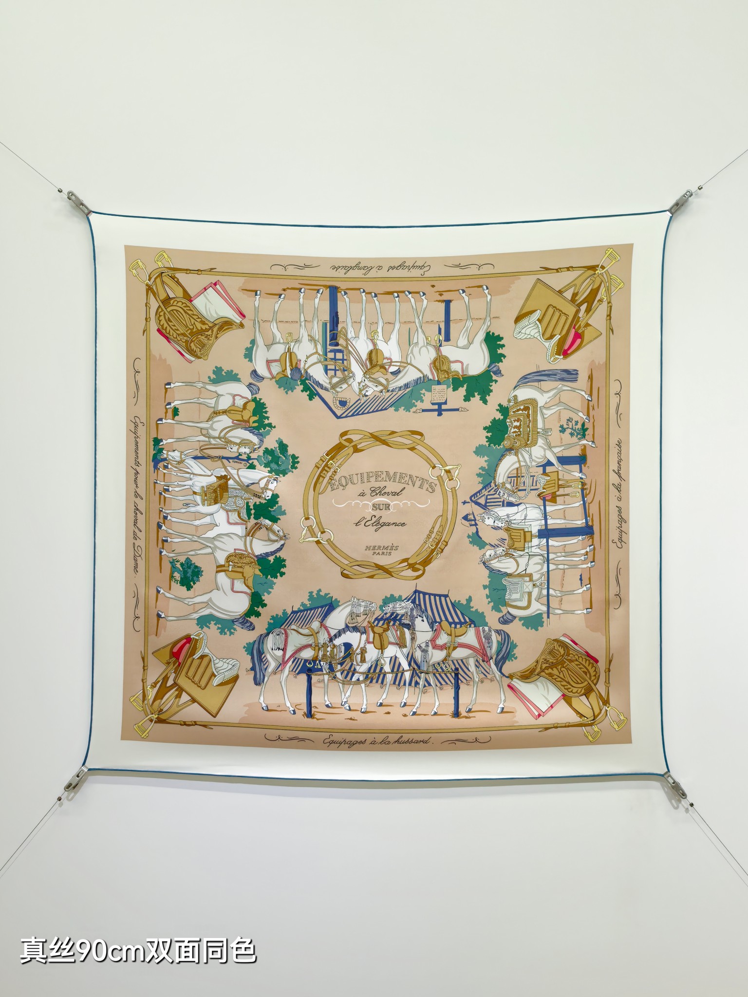 Cheap Hermes Cashmere scarf in 218461, $50 USD- [IB218461] - Replica Hermes Cashmere scarf