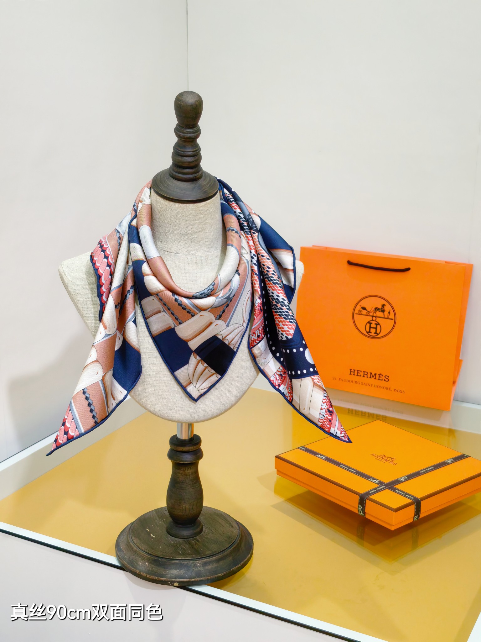 Cheap Hermes Cashmere scarf in 218463, $50 USD- [IB218463] - Replica Hermes Cashmere scarf