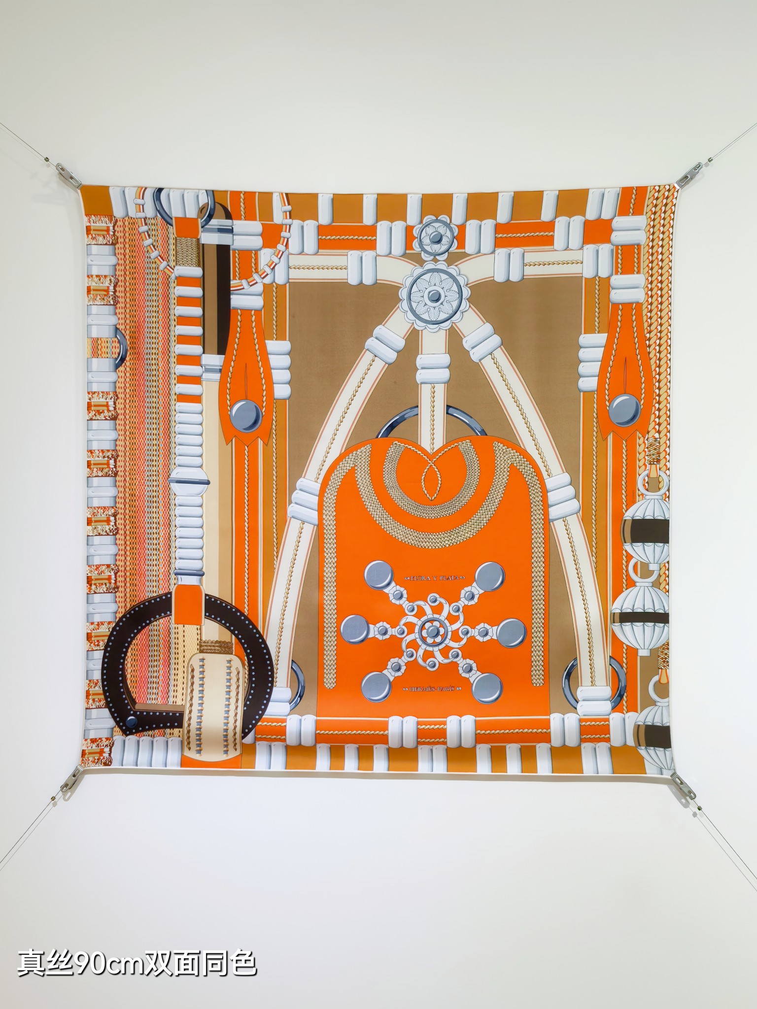 Cheap Hermes Cashmere scarf in 218466, $50 USD- [IB218466] - Replica Hermes Cashmere scarf