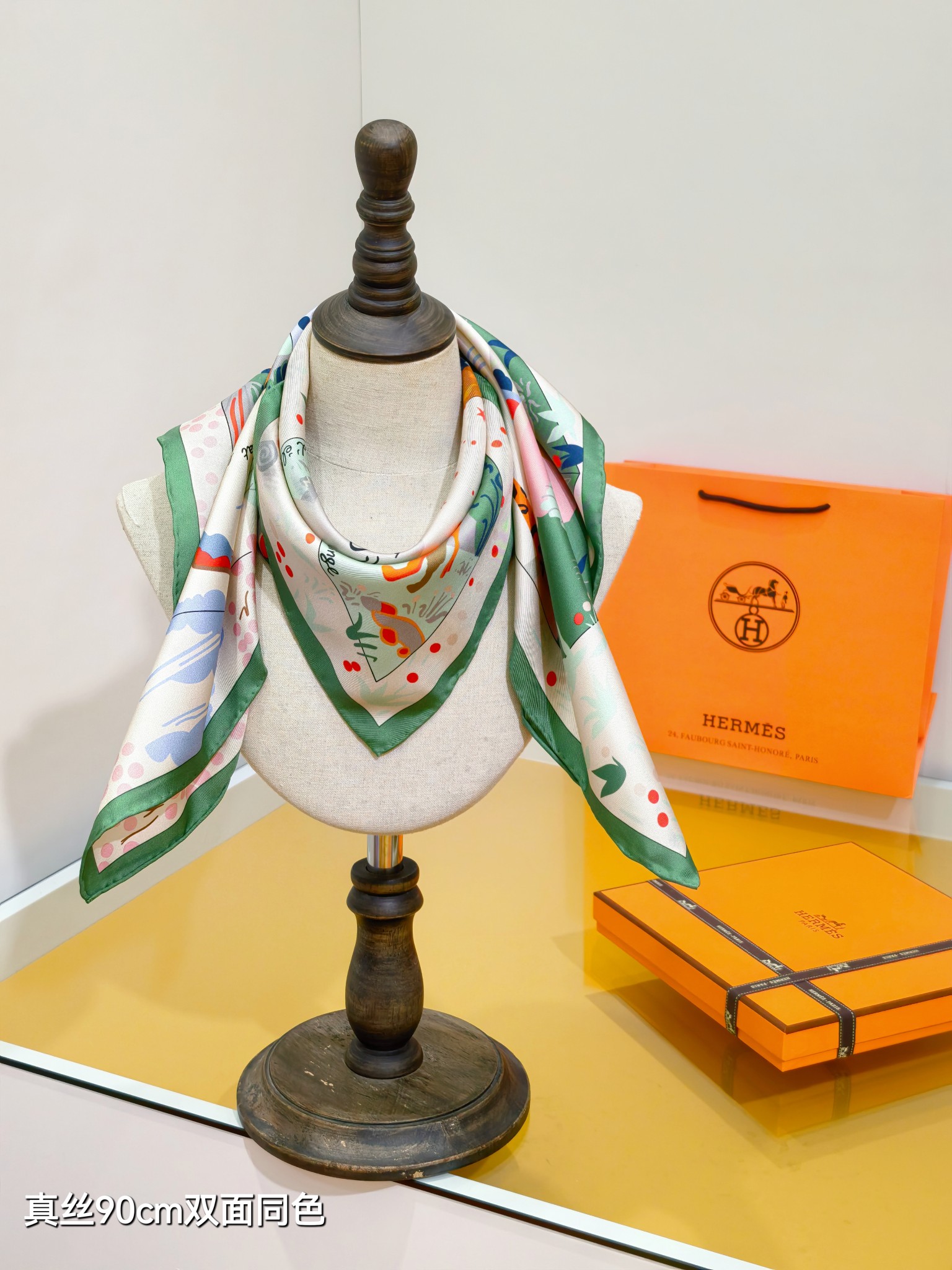 Cheap Hermes Cashmere scarf in 218467, $55 USD- [IB218467] - Replica Hermes Cashmere scarf