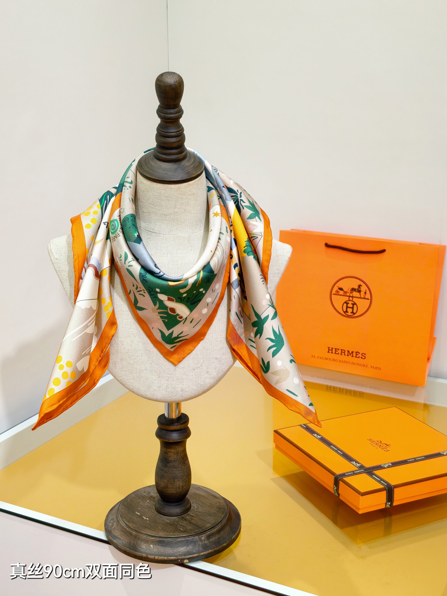 Cheap Hermes Cashmere scarf in 218470, $55 USD- [IB218470] - Replica Hermes Cashmere scarf