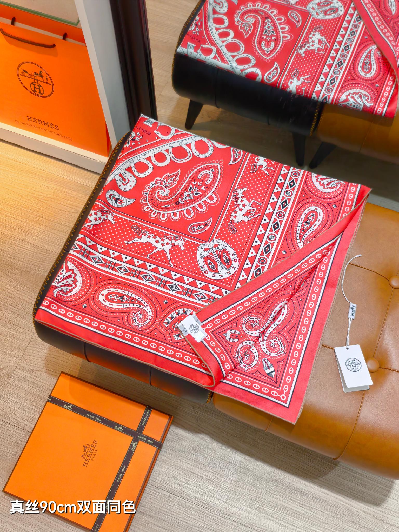 Cheap Hermes Cashmere scarf in 218472, $45 USD- [IB218472] - Replica Hermes Cashmere scarf