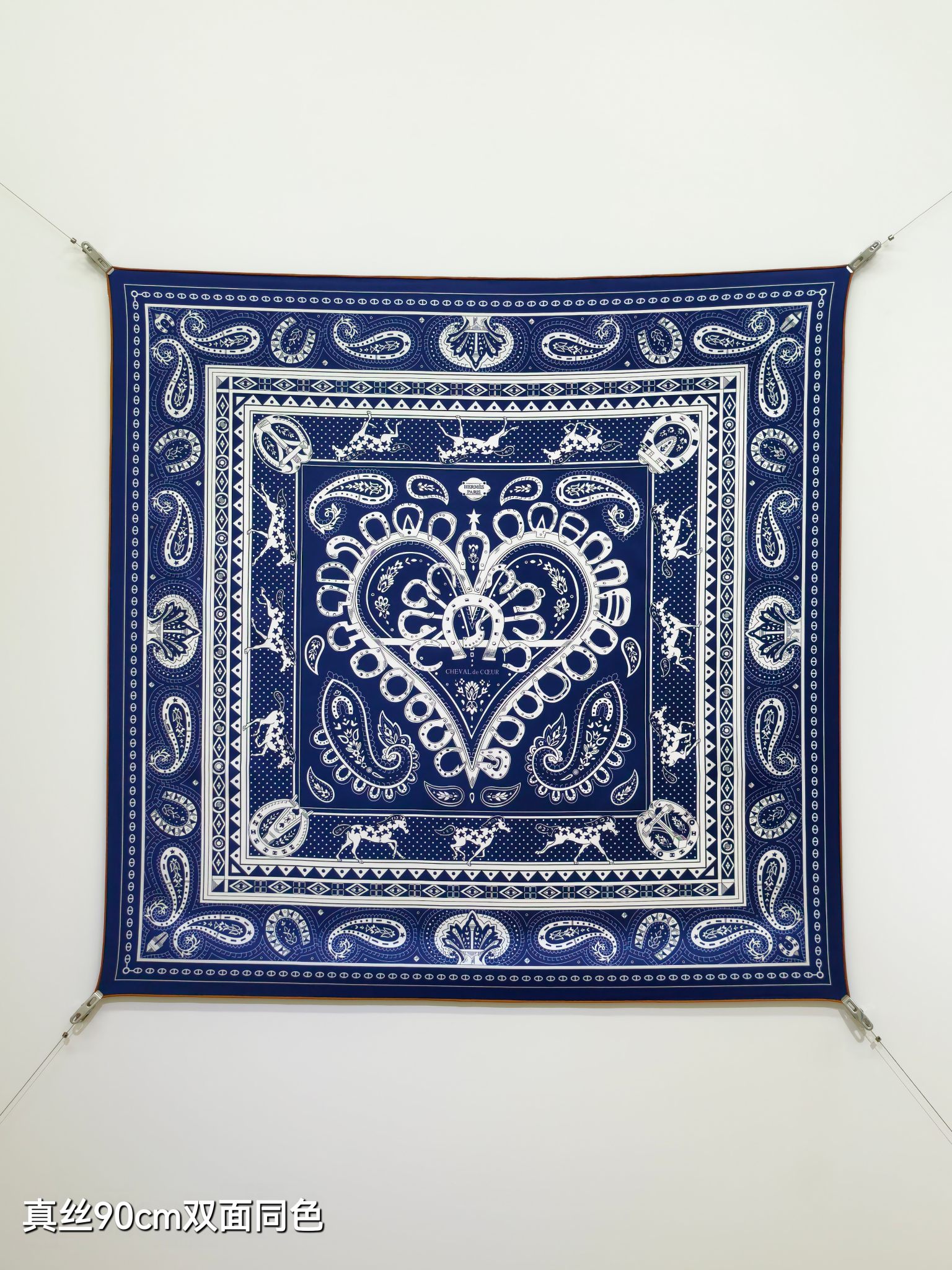 Cheap Hermes Cashmere scarf in 218473, $45 USD- [IB218473] - Replica Hermes Cashmere scarf