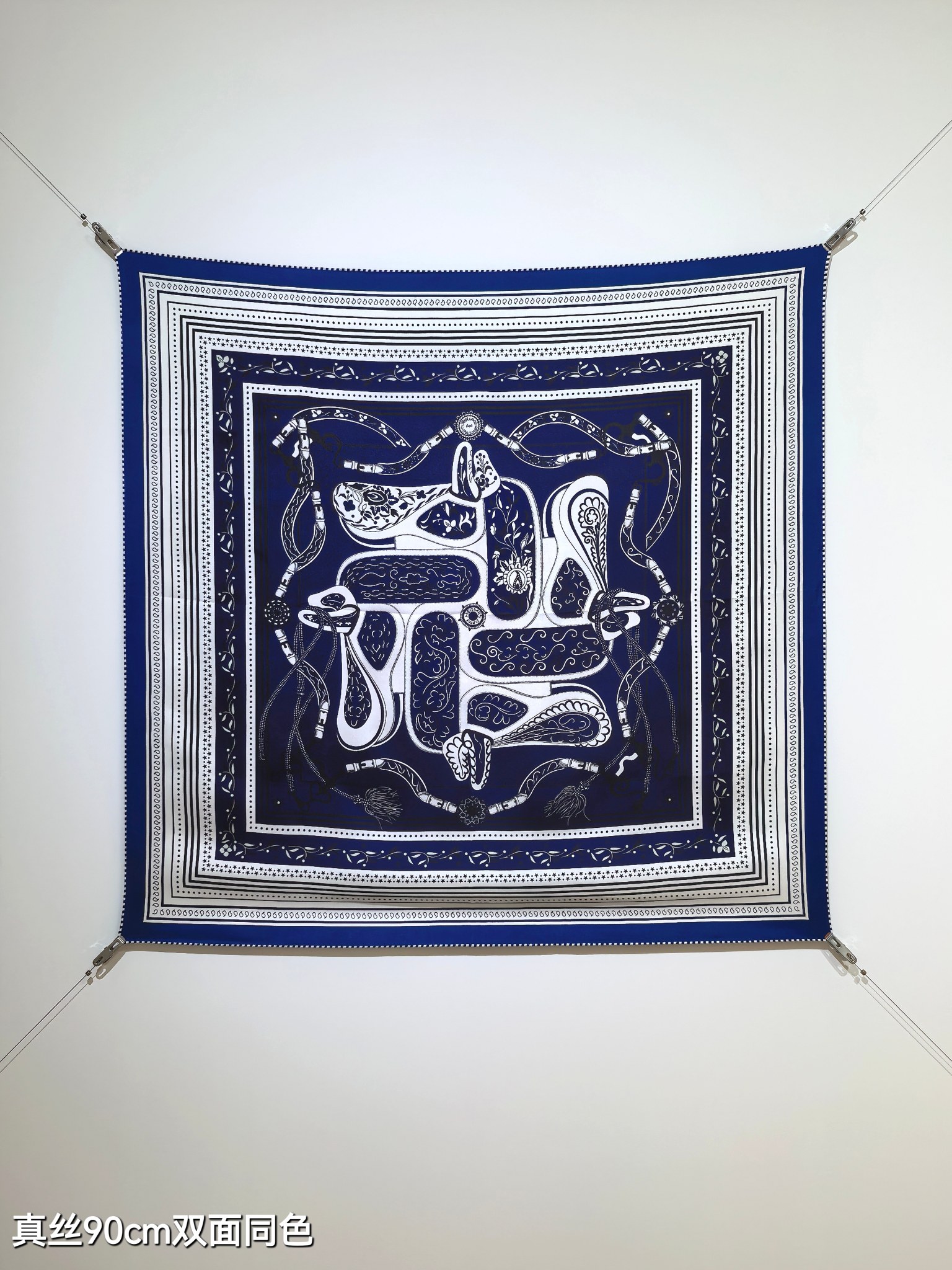 Cheap Hermes Cashmere scarf in 218482, $45 USD- [IB218482] - Replica Hermes Cashmere scarf
