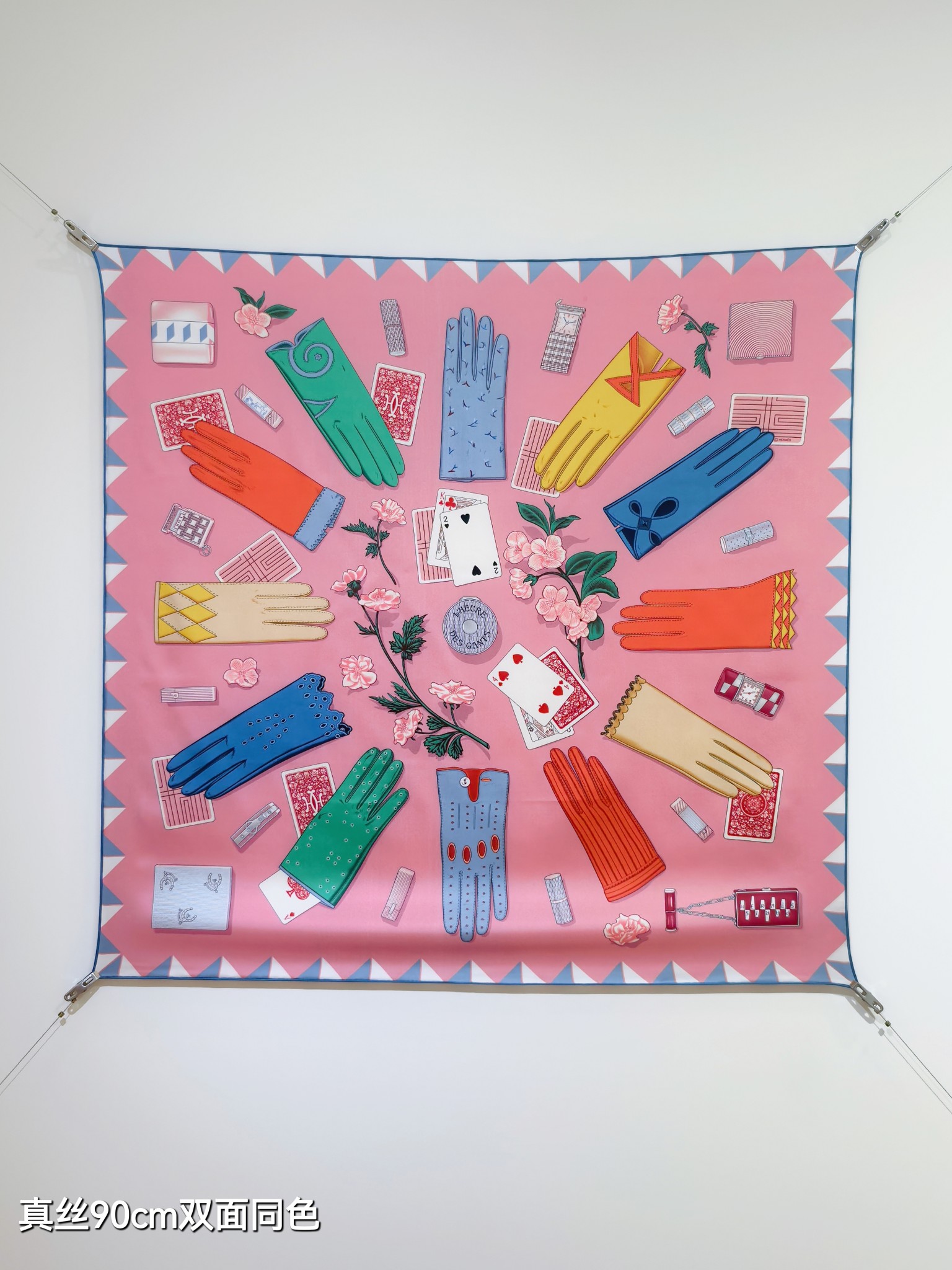 Cheap Hermes Cashmere scarf in 218488, $45 USD- [IB218488] - Replica Hermes Cashmere scarf