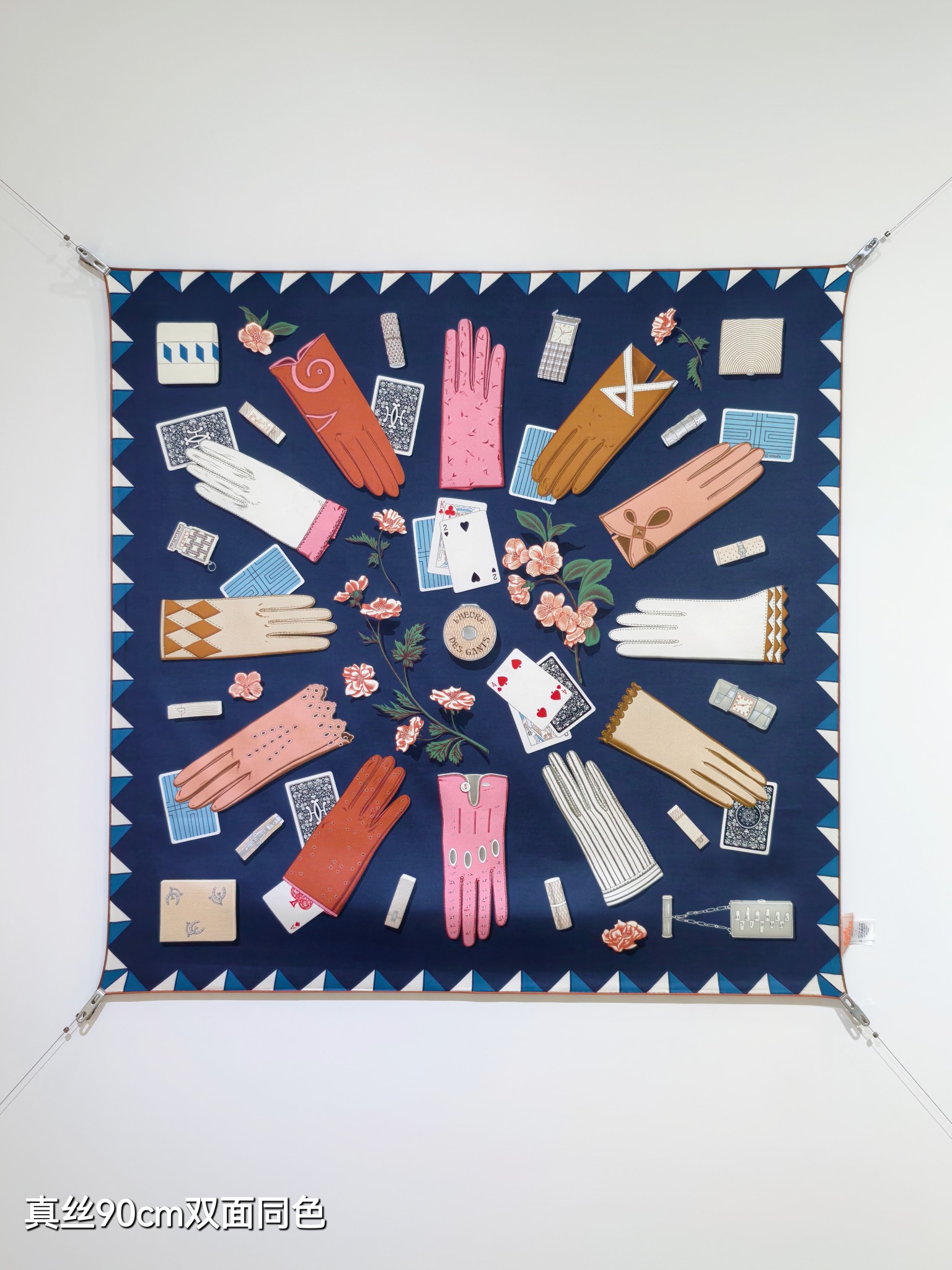 Cheap Hermes Cashmere scarf in 218489, $45 USD- [IB218489] - Replica Hermes Cashmere scarf