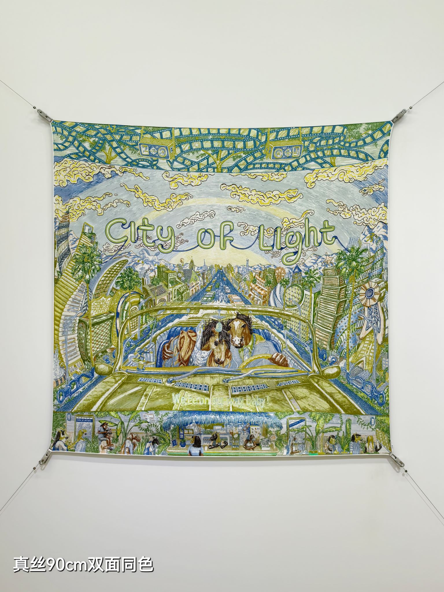 Cheap Hermes Cashmere scarf in 218501, $55 USD- [IB218501] - Replica Hermes Cashmere scarf