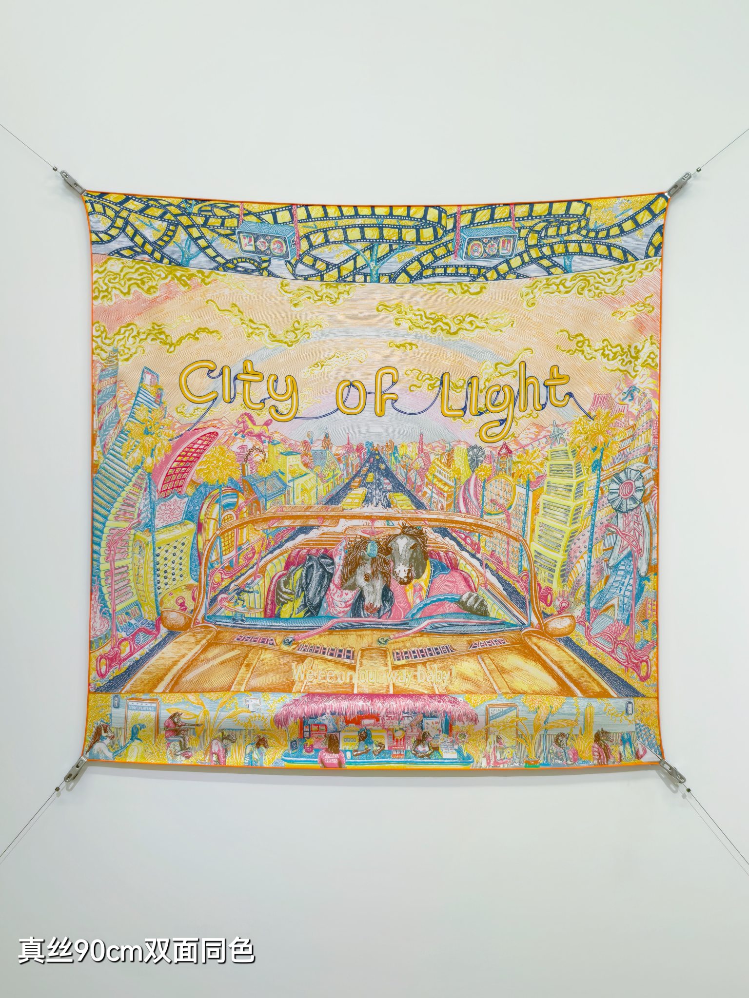 Cheap Hermes Cashmere scarf in 218502, $55 USD- [IB218502] - Replica Hermes Cashmere scarf
