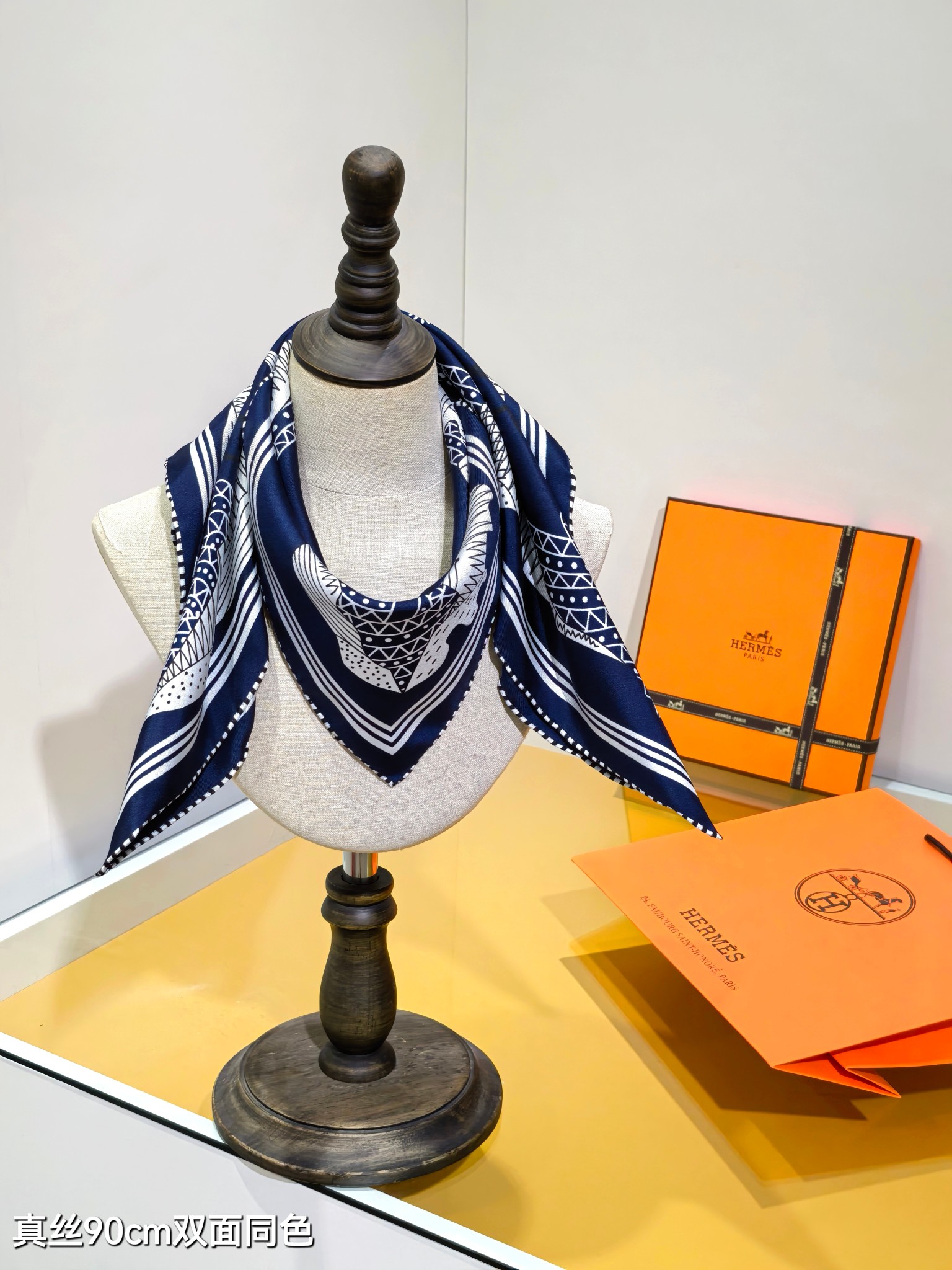 Cheap Hermes Cashmere scarf in 218511, $50 USD- [IB218511] - Replica Hermes Cashmere scarf