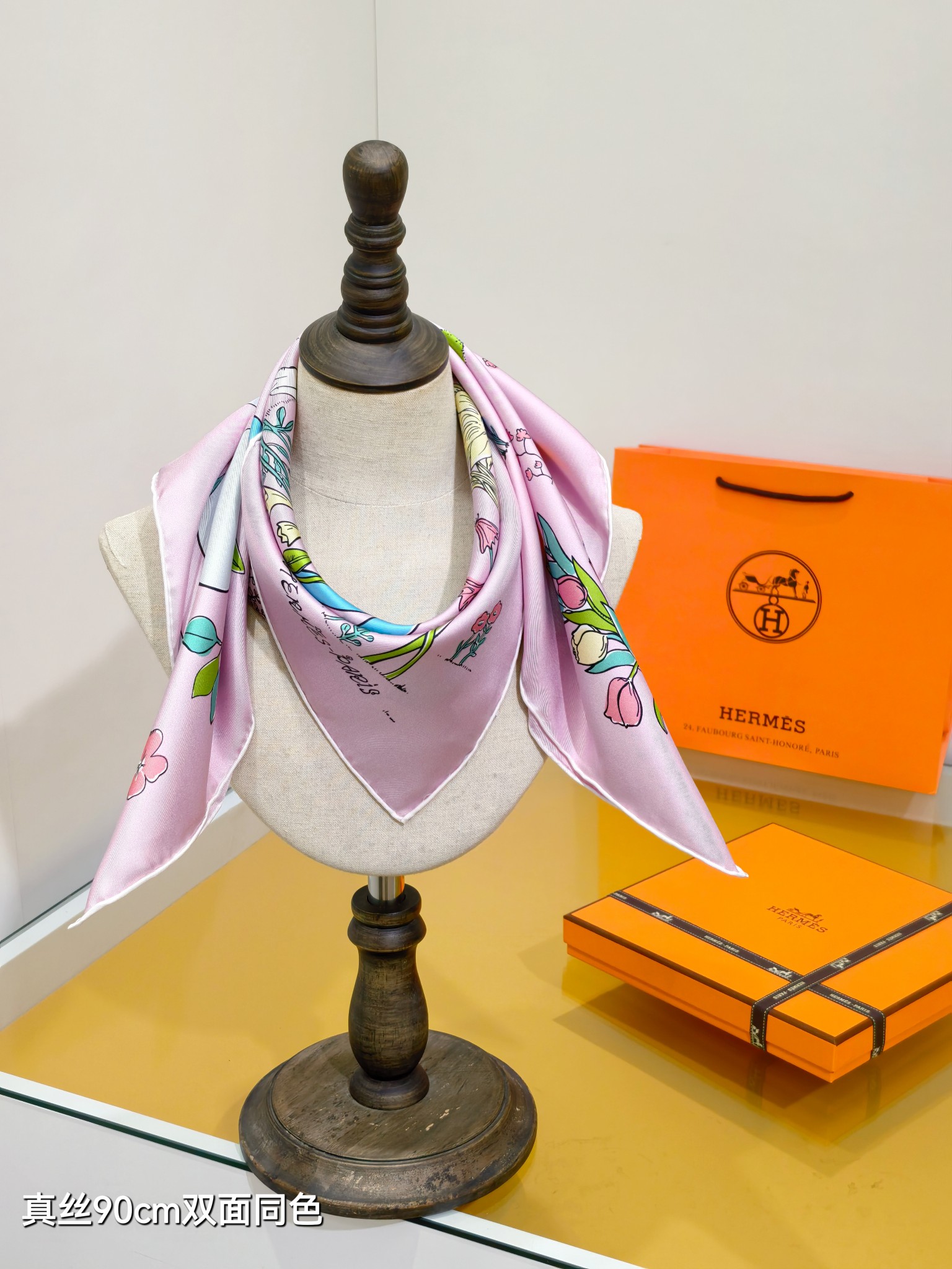 Cheap Hermes Cashmere scarf in 218515, $45 USD- [IB218515] - Replica Hermes Cashmere scarf