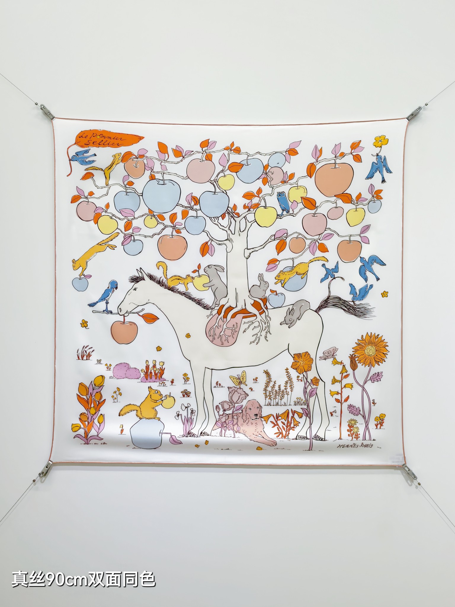 Cheap Hermes Cashmere scarf in 218516, $45 USD- [IB218516] - Replica Hermes Cashmere scarf