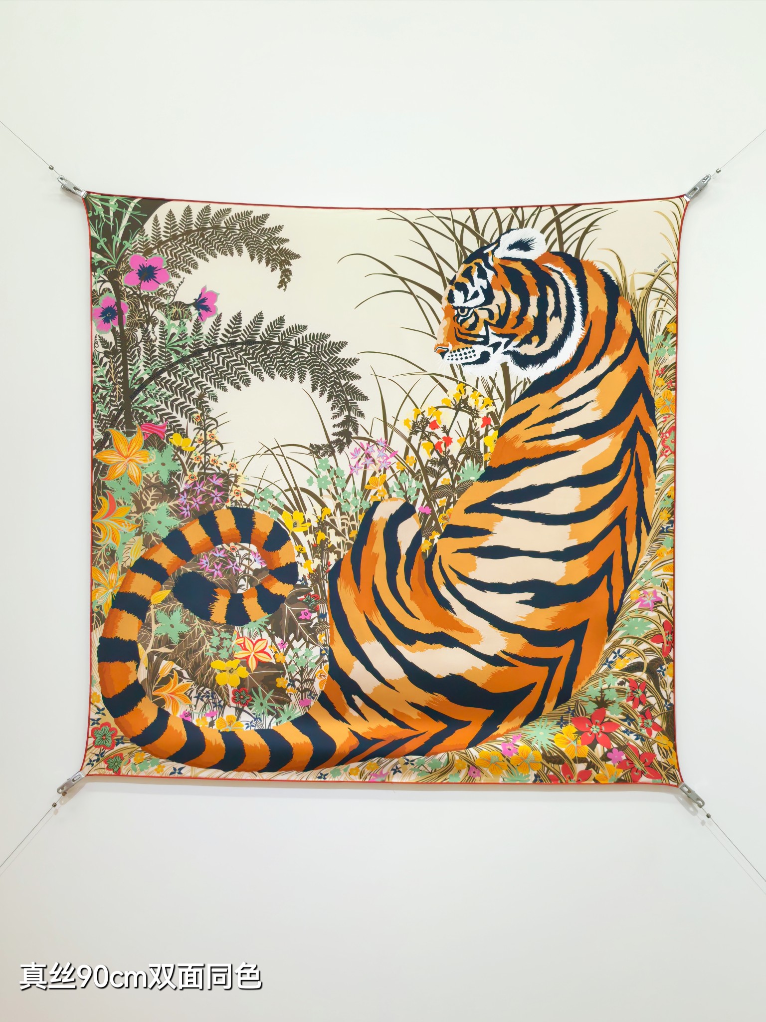 Cheap Hermes Cashmere scarf in 218528, $50 USD- [IB218528] - Replica Hermes Cashmere scarf
