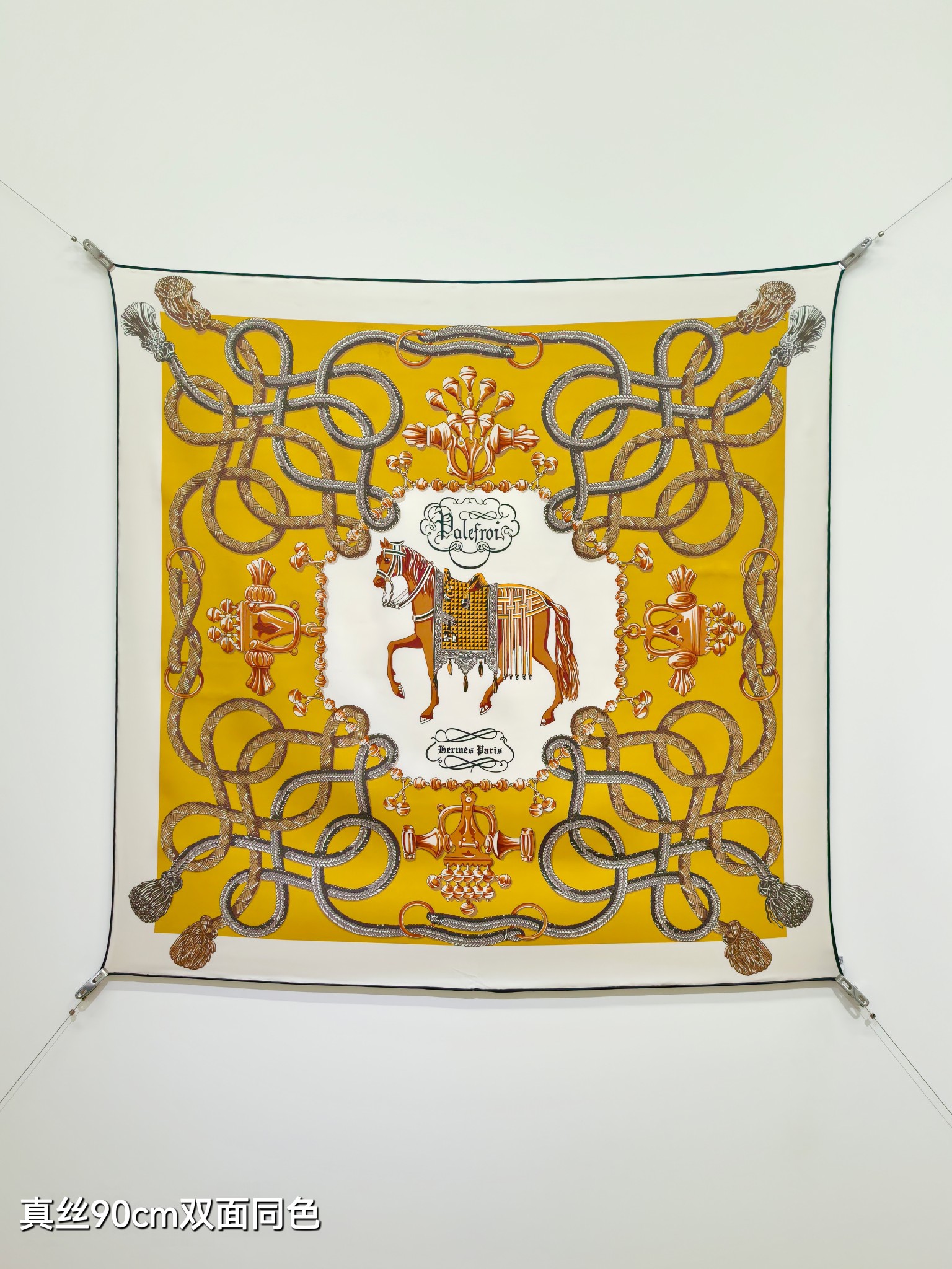 Cheap Hermes Cashmere scarf in 218535, $45 USD- [IB218535] - Replica Hermes Cashmere scarf