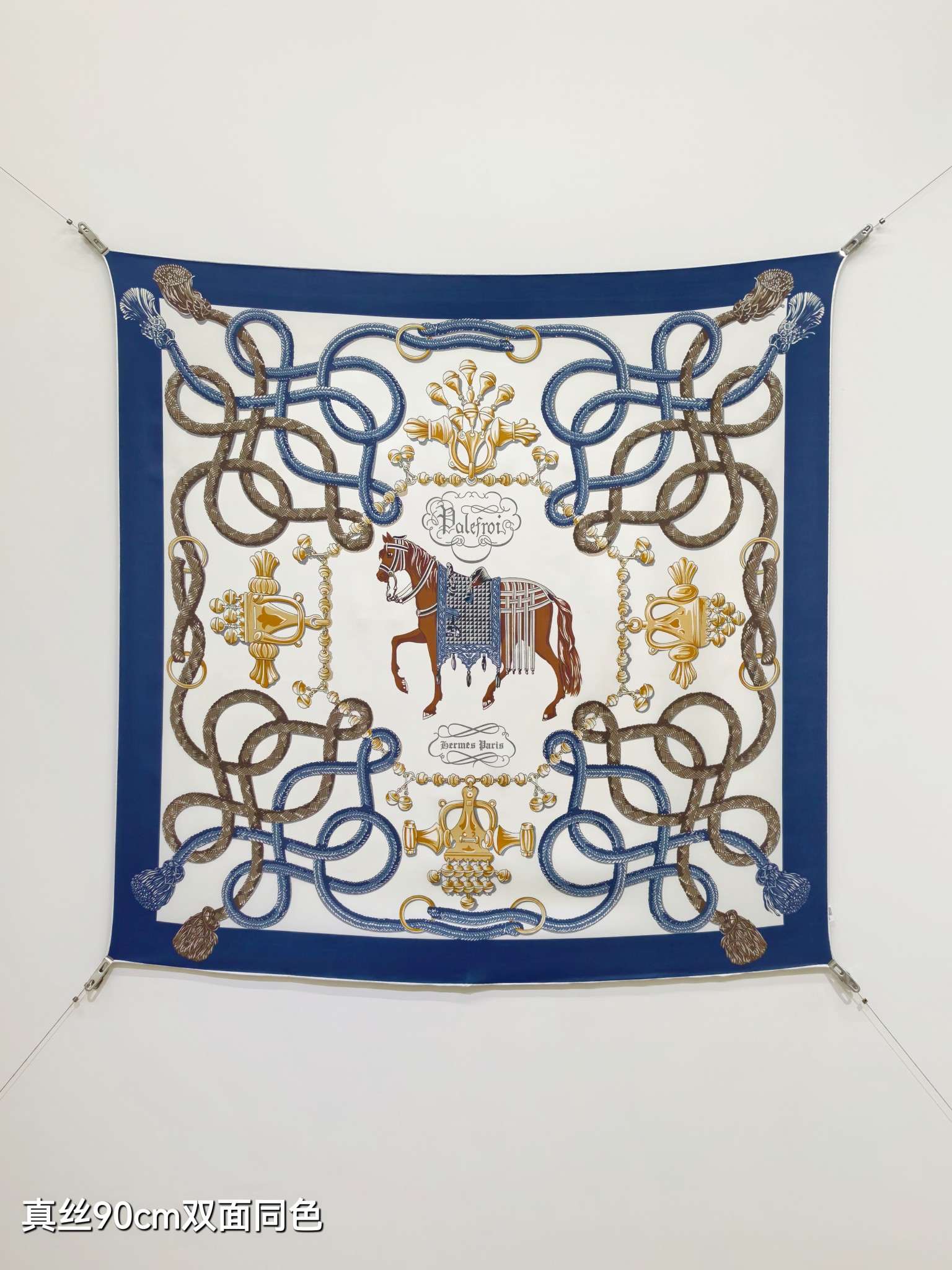 Cheap Hermes Cashmere scarf in 218537, $45 USD- [IB218537] - Replica Hermes Cashmere scarf