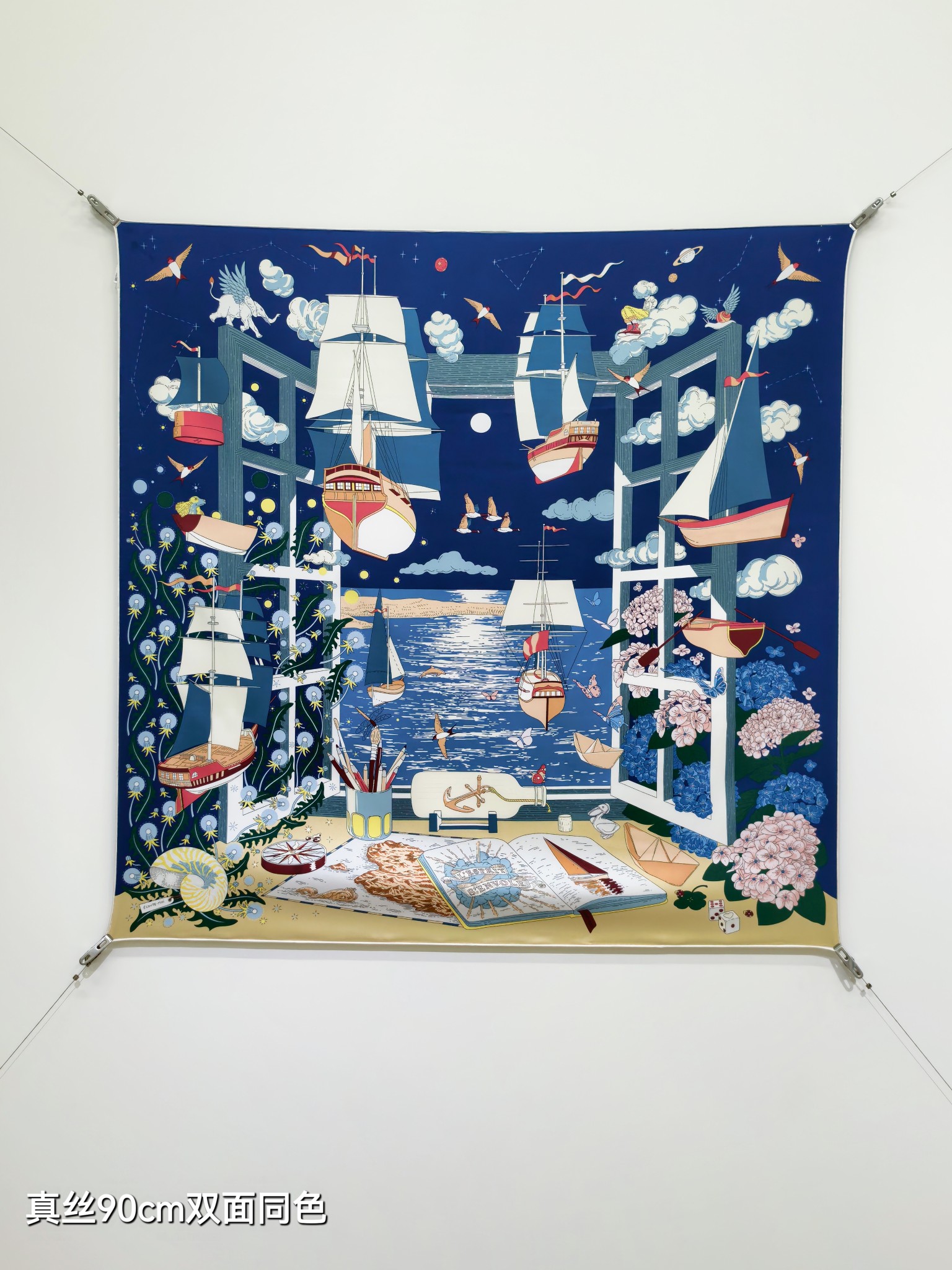 Cheap Hermes Cashmere scarf in 218540, $50 USD- [IB218540] - Replica Hermes Cashmere scarf