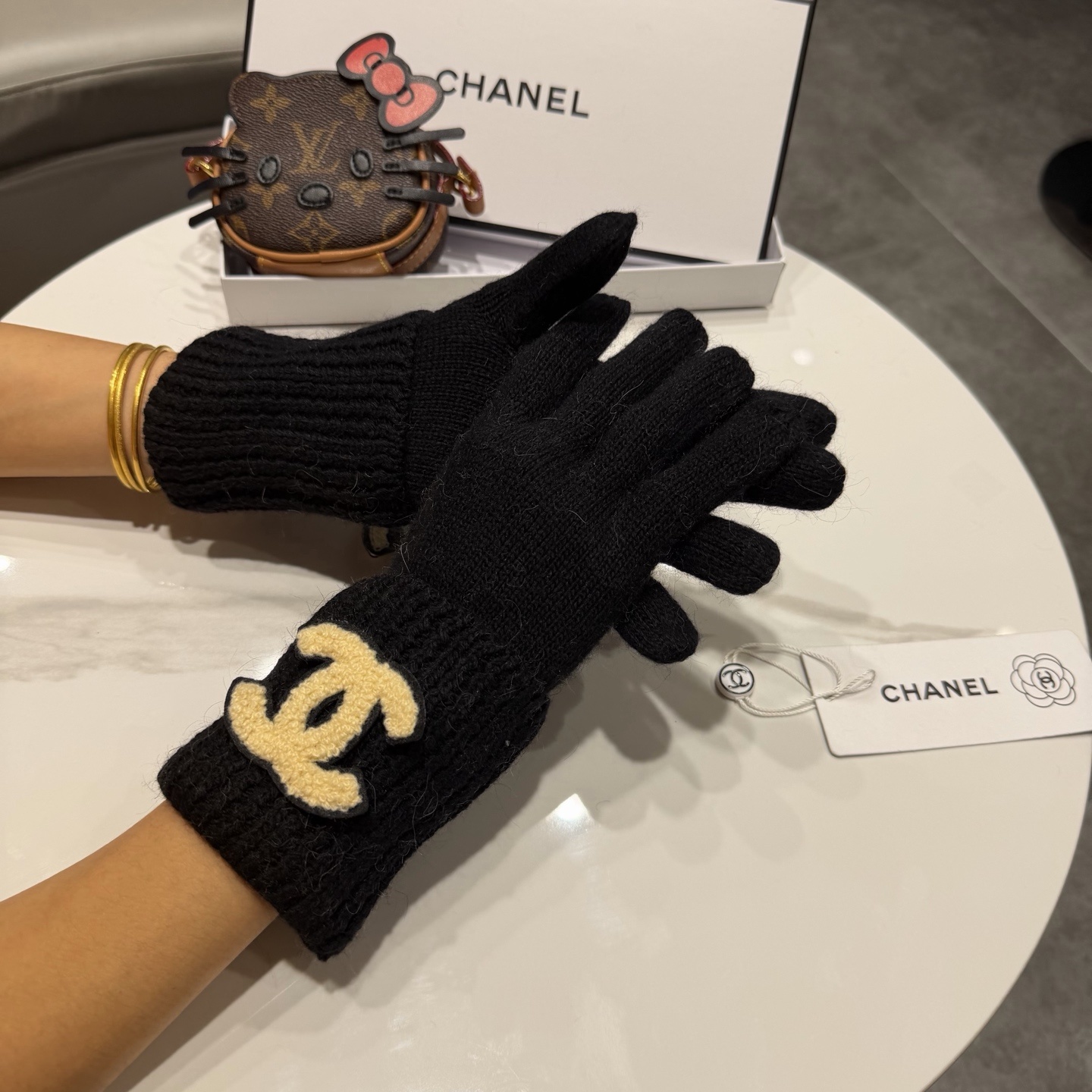 Cheap New Arrivals Chanel Gloves in 218557, $45 USD- [IB218557] - Replica Gloves
