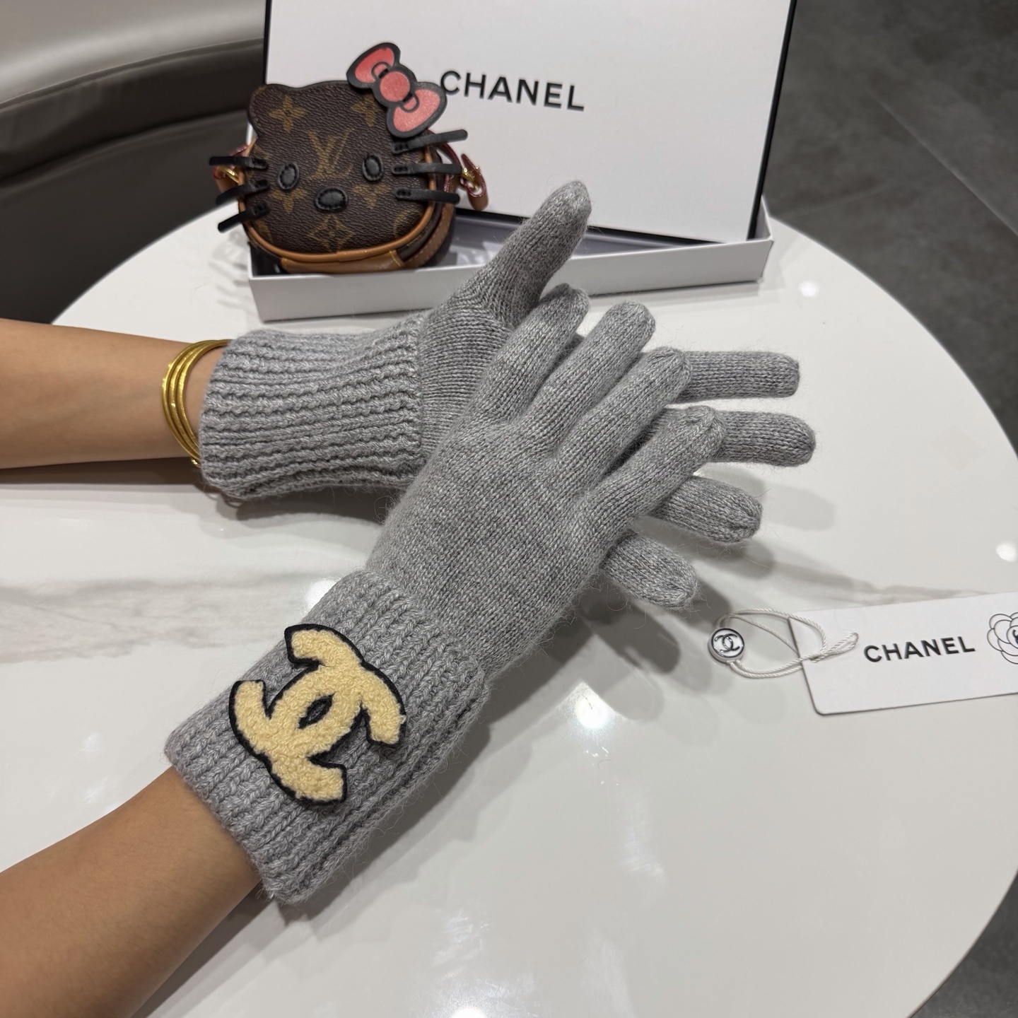 Cheap New Arrivals Chanel Gloves in 218558, $45 USD- [IB218558] - Replica Gloves