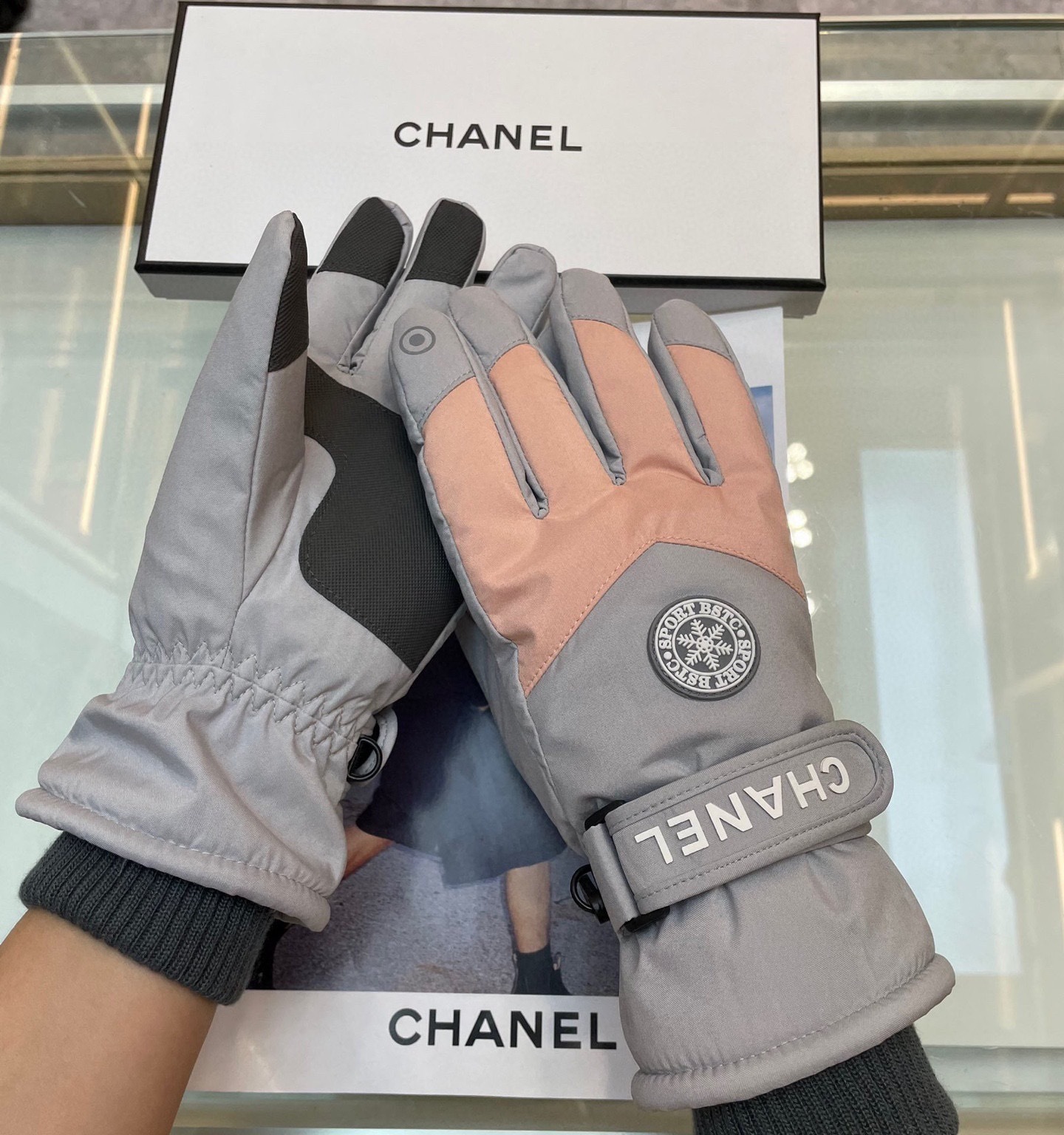 Cheap New Arrivals Chanel Gloves in 218563, $45 USD- [IB218563] - Replica Gloves