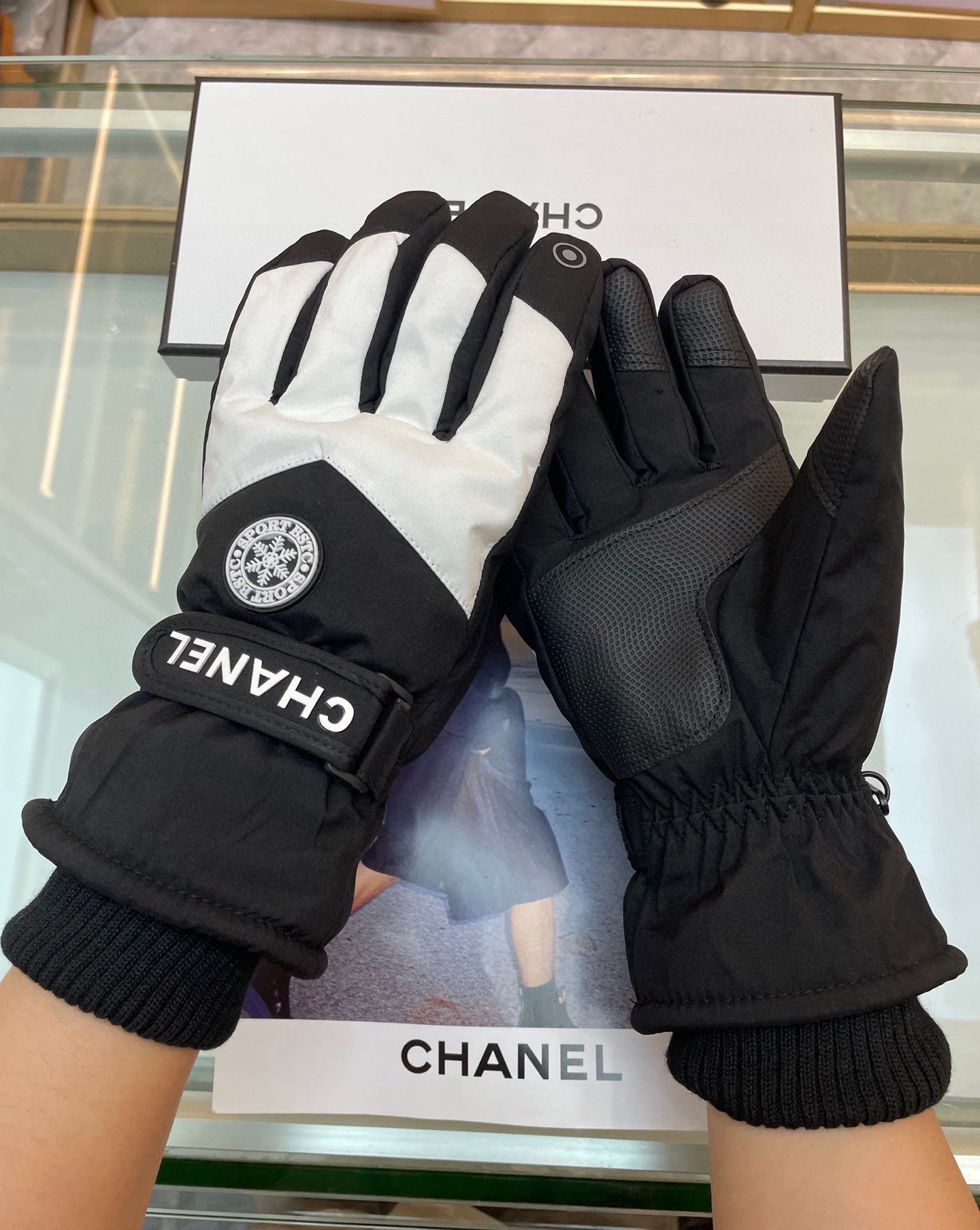 Cheap New Arrivals Chanel Gloves in 218564, $45 USD- [IB218564] - Replica Gloves