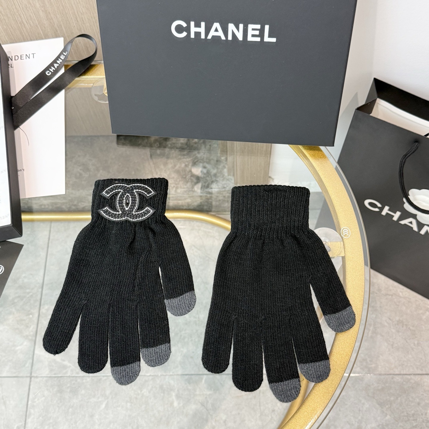 Cheap New Arrivals Chanel Gloves in 218569, $40 USD- [IB218569] - Replica Gloves