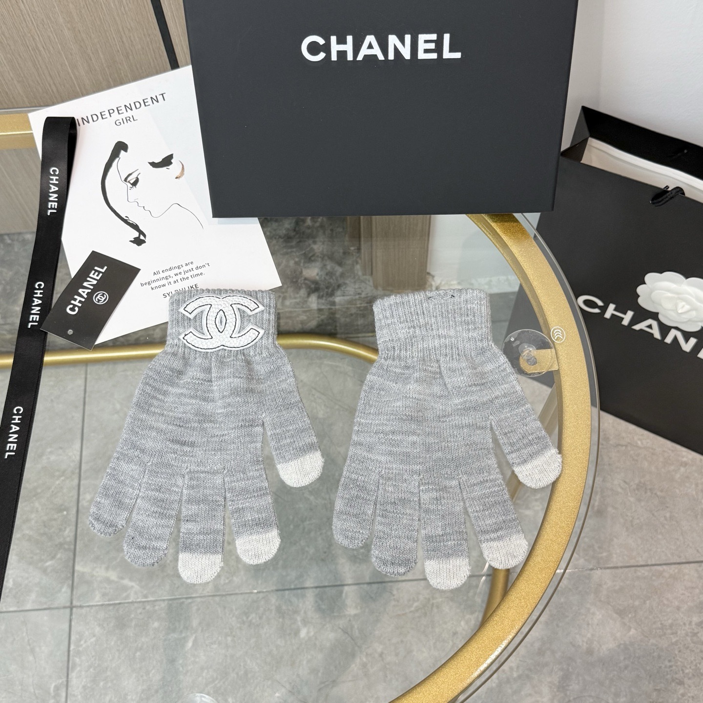 Cheap New Arrivals Chanel Gloves in 218572, $40 USD- [IB218572] - Replica Gloves