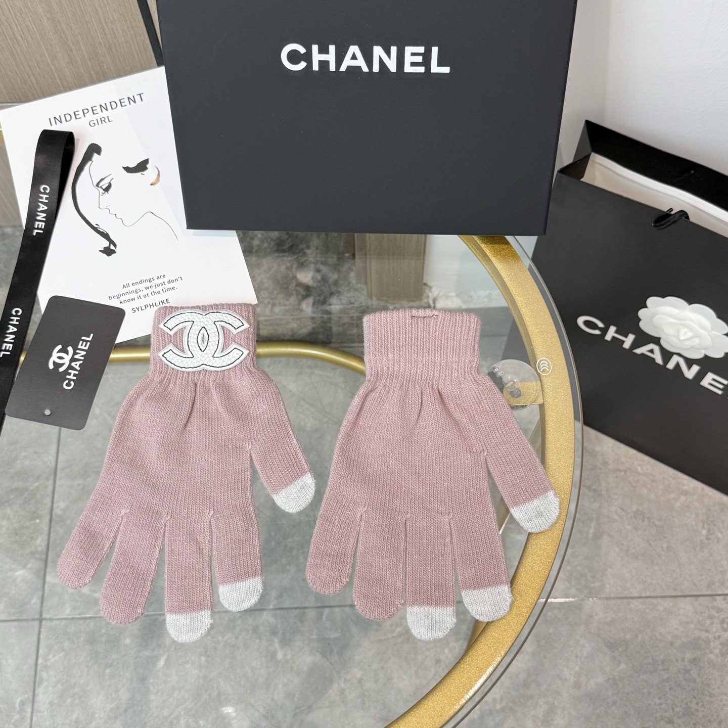 Cheap New Arrivals Chanel Gloves in 218573, $40 USD- [IB218573] - Replica Gloves