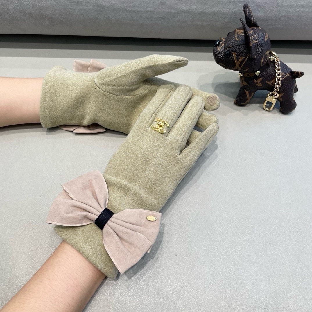 Cheap New Arrivals Chanel Gloves in 218576, $45 USD- [IB218576] - Replica Gloves