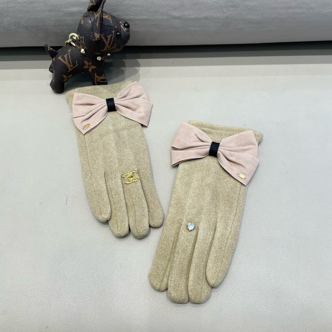Cheap New Arrivals Chanel Gloves in 218576, $45 USD- [IB218576] - Replica Gloves
