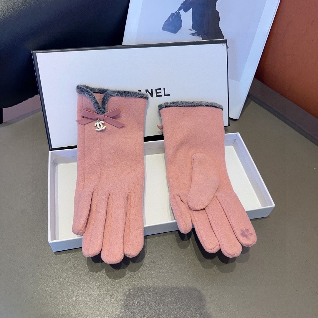 Cheap New Arrivals Chanel Gloves in 218582, $45 USD- [IB218582] - Replica Gloves