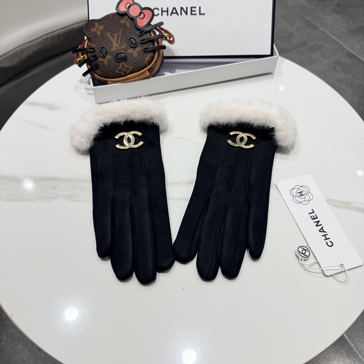 Cheap New Arrivals Chanel Gloves in 218587, $45 USD- [IB218587] - Replica Gloves