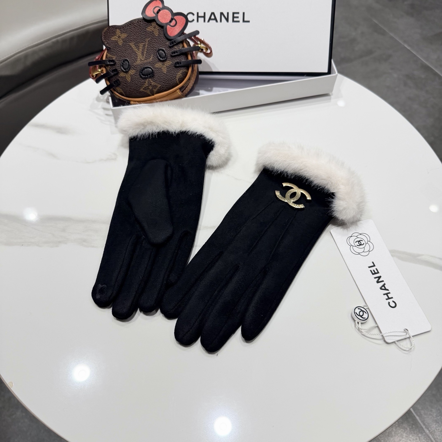Cheap New Arrivals Chanel Gloves in 218587, $45 USD- [IB218587] - Replica Gloves