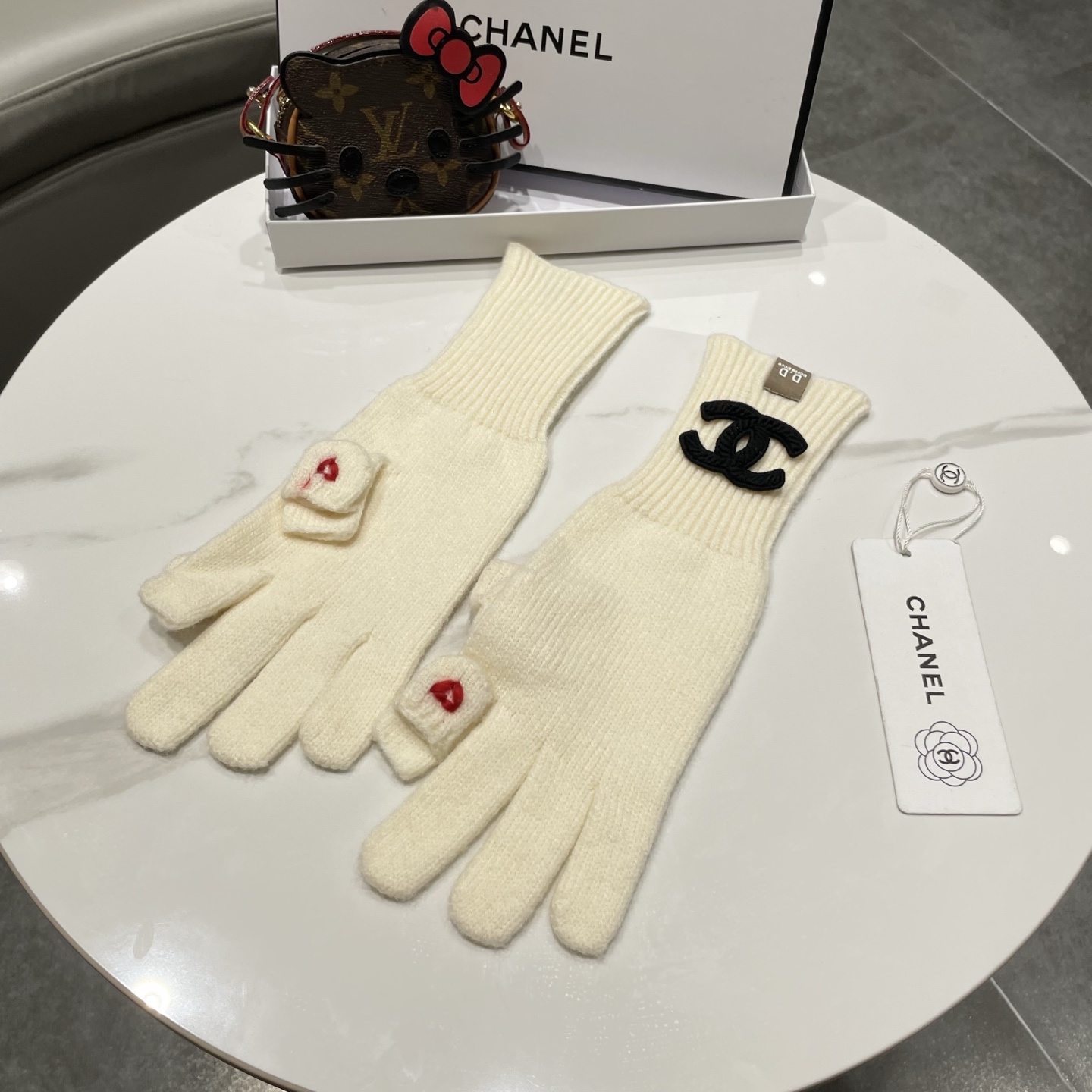 Cheap New Arrivals Chanel Gloves in 218590, $45 USD- [IB218590] - Replica Gloves