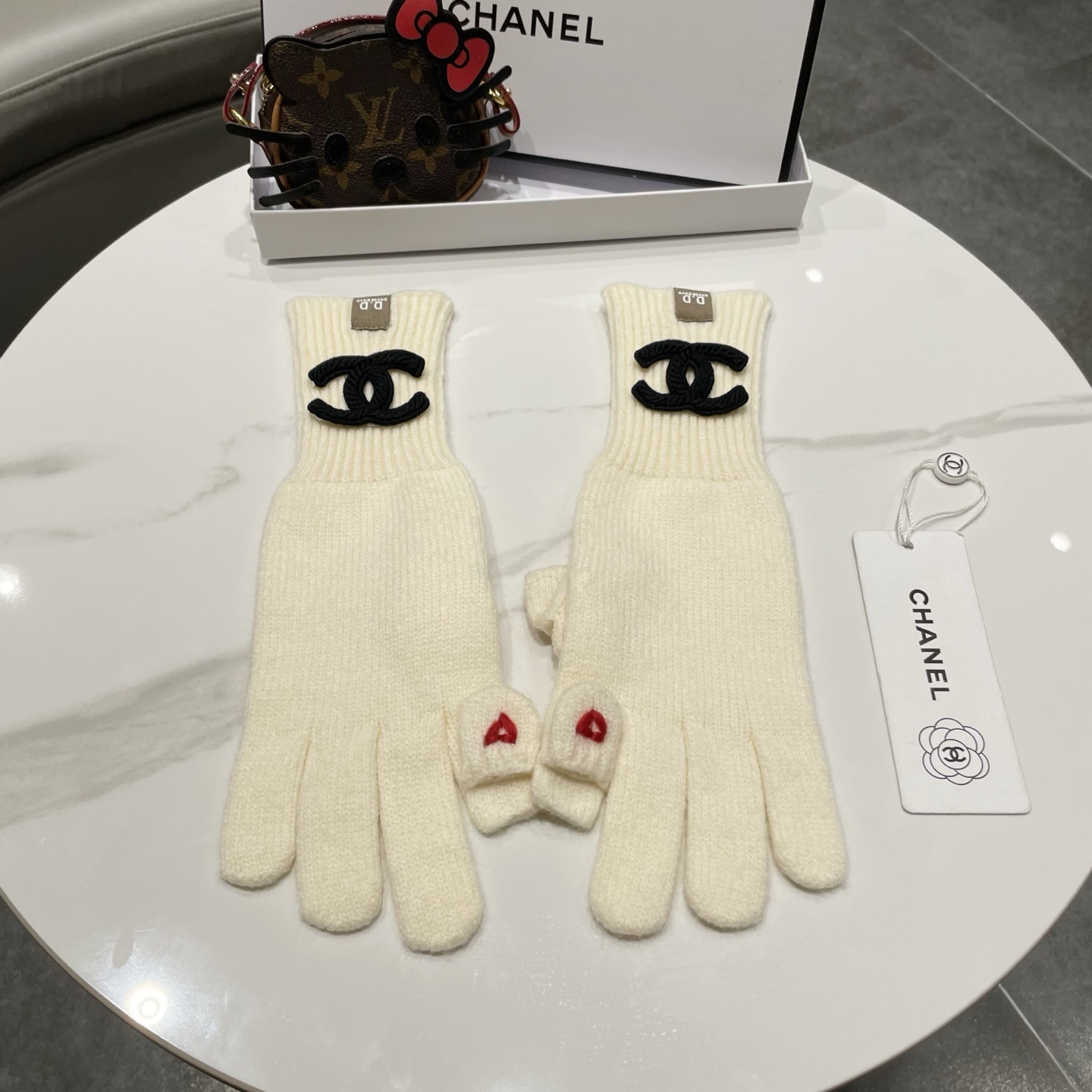 Cheap New Arrivals Chanel Gloves in 218590, $45 USD- [IB218590] - Replica Gloves